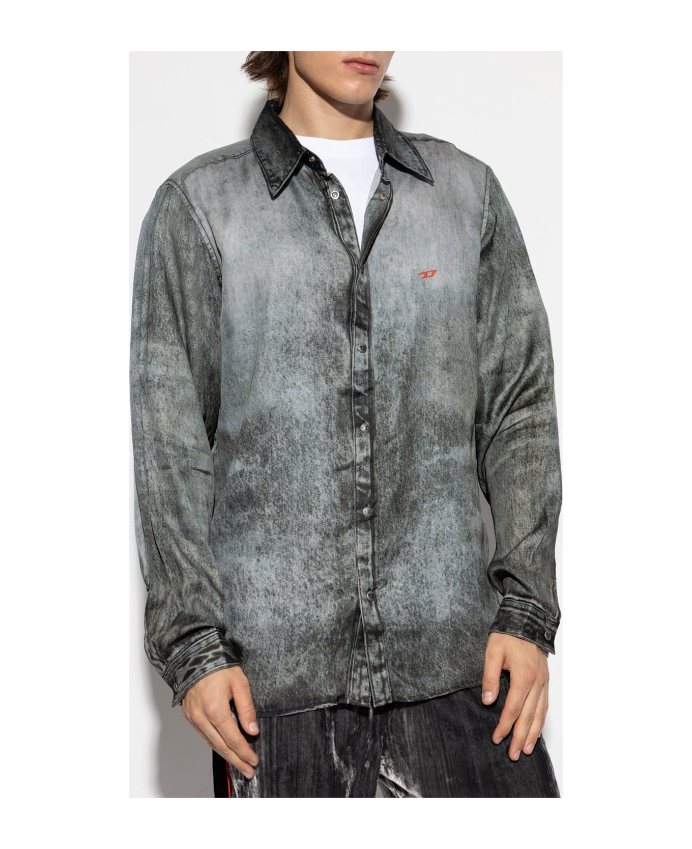 Diesel Shirt `s-simply-lkct` - Black
