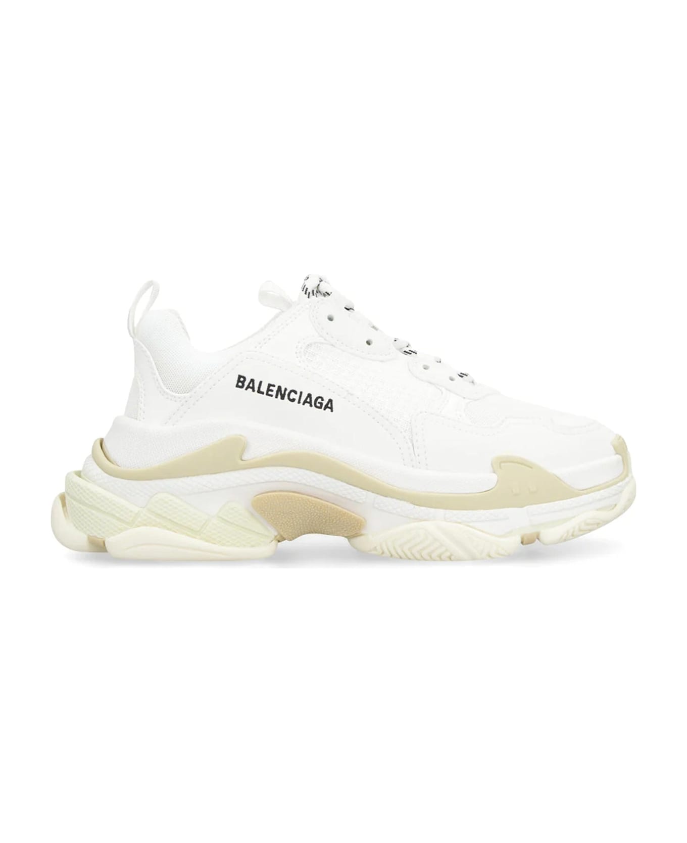 Balenciaga Triple S Low-top Sneakers - White