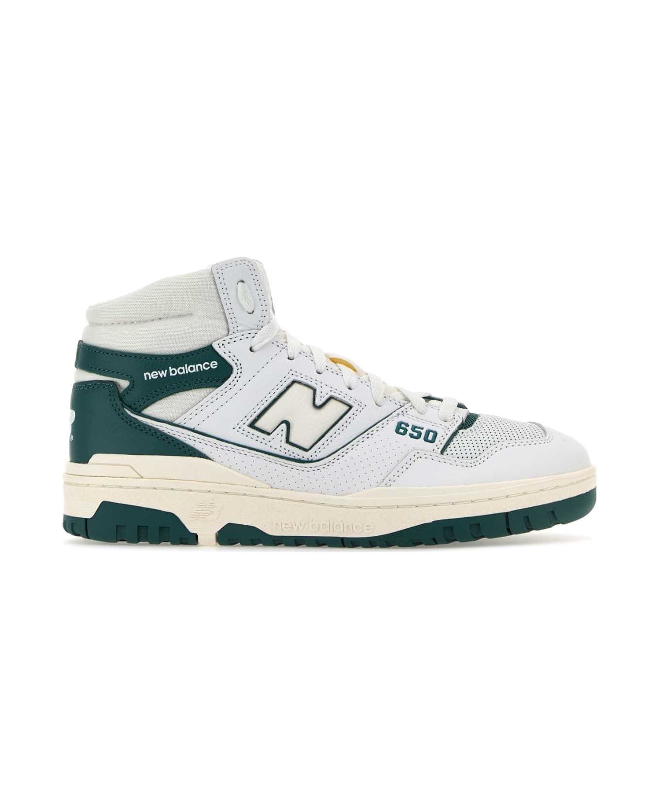 【関税&送料込】New Balance Two-Tone Leather 650 Sneakers New Balance Two-tone Leather 650 Sneakers | italist, ALWAYS