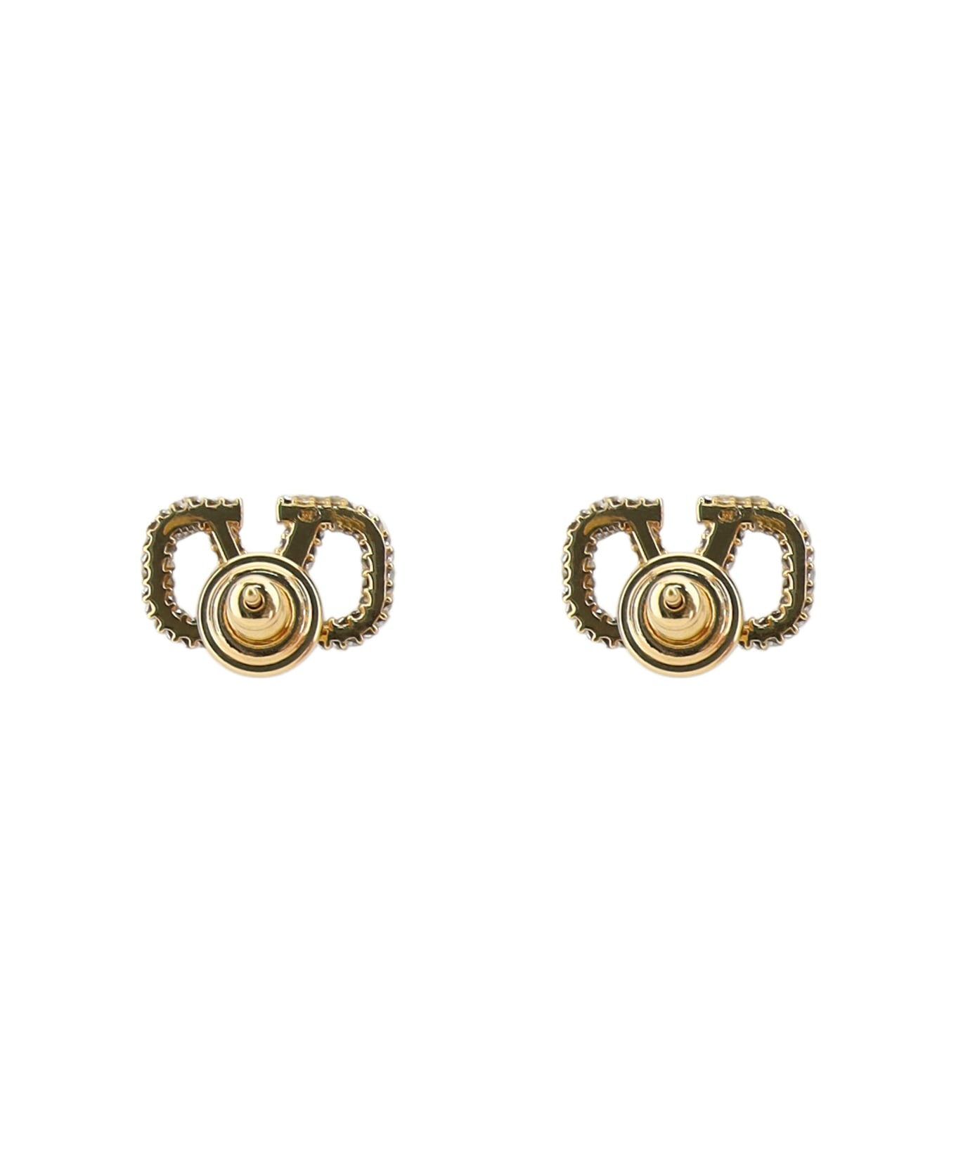 Valentino Garavani Vlogo Earrings - GOLD