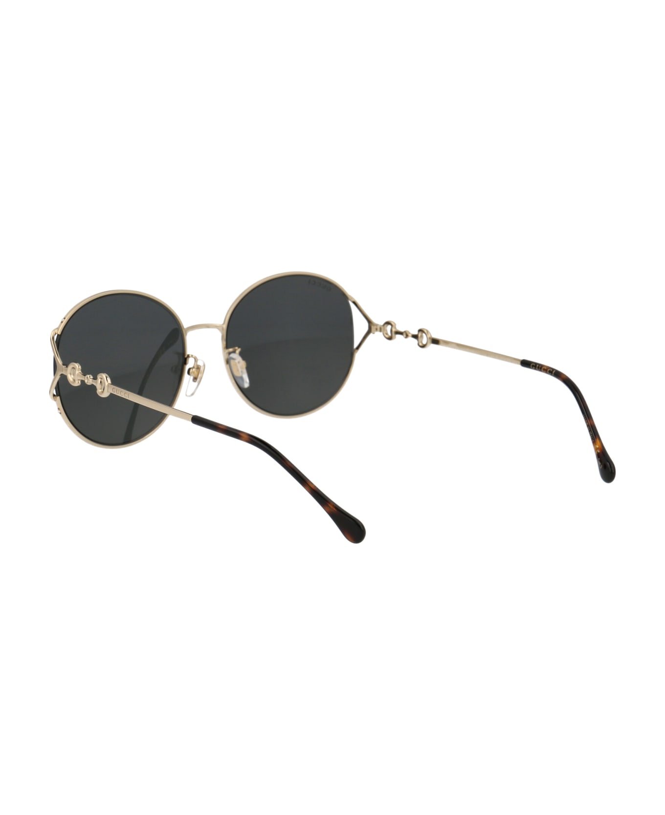Gucci Eyewear Gg1017sk Sunglasses - 001 GOLD GOLD GREY