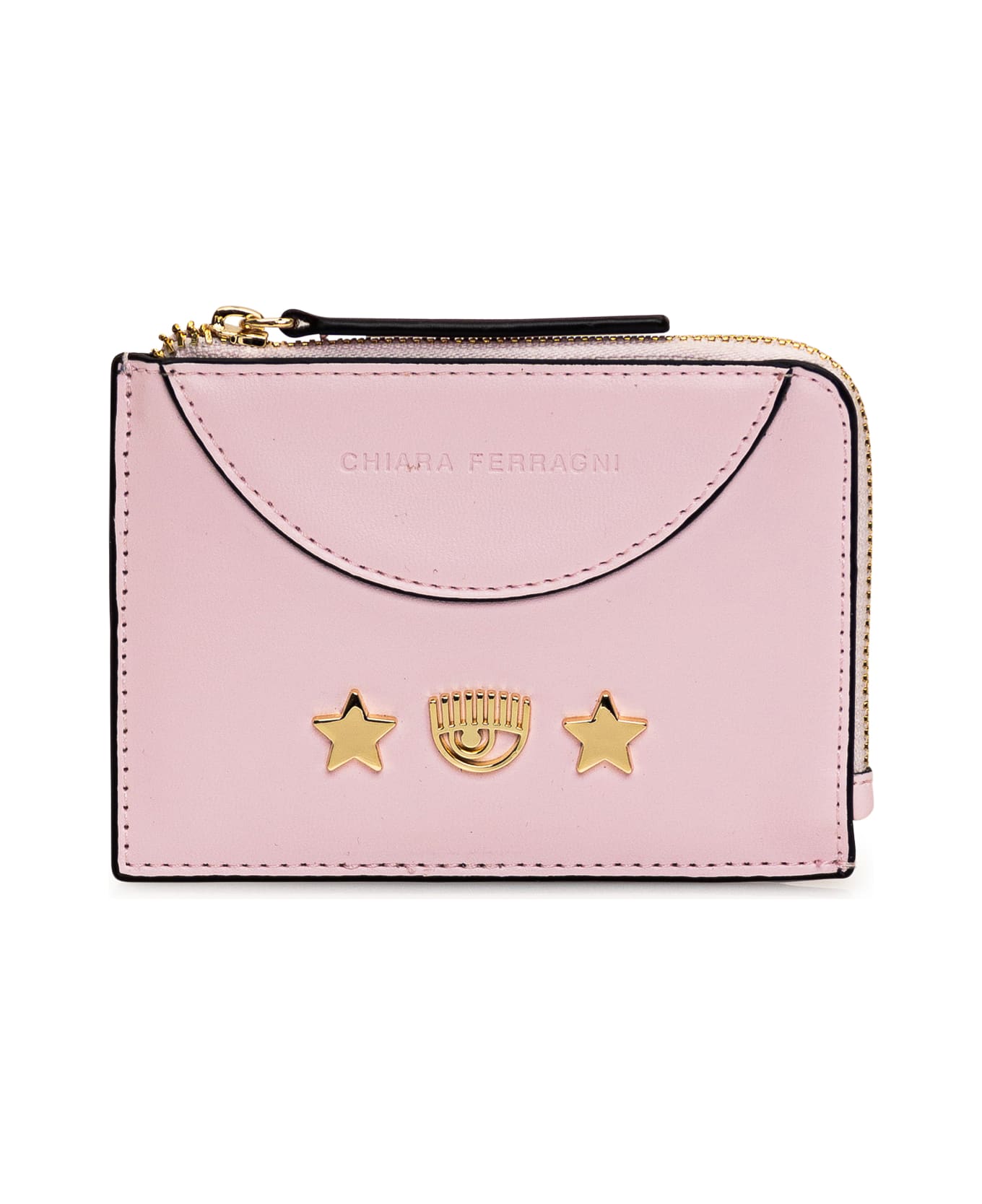 CHIARA FERRAGNI WALLET GOLDEN EYE STAR Woman Fairy Tale Pink