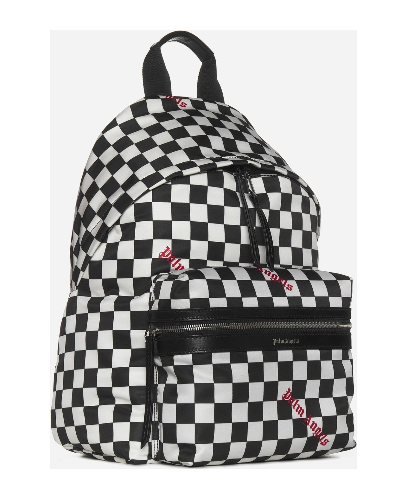 Palm Angels Check Print Nylon Backpack バックパック