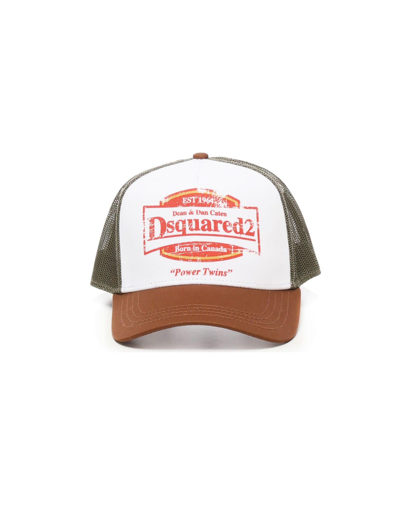 Dsquared2 Logo Baseball Cap - White