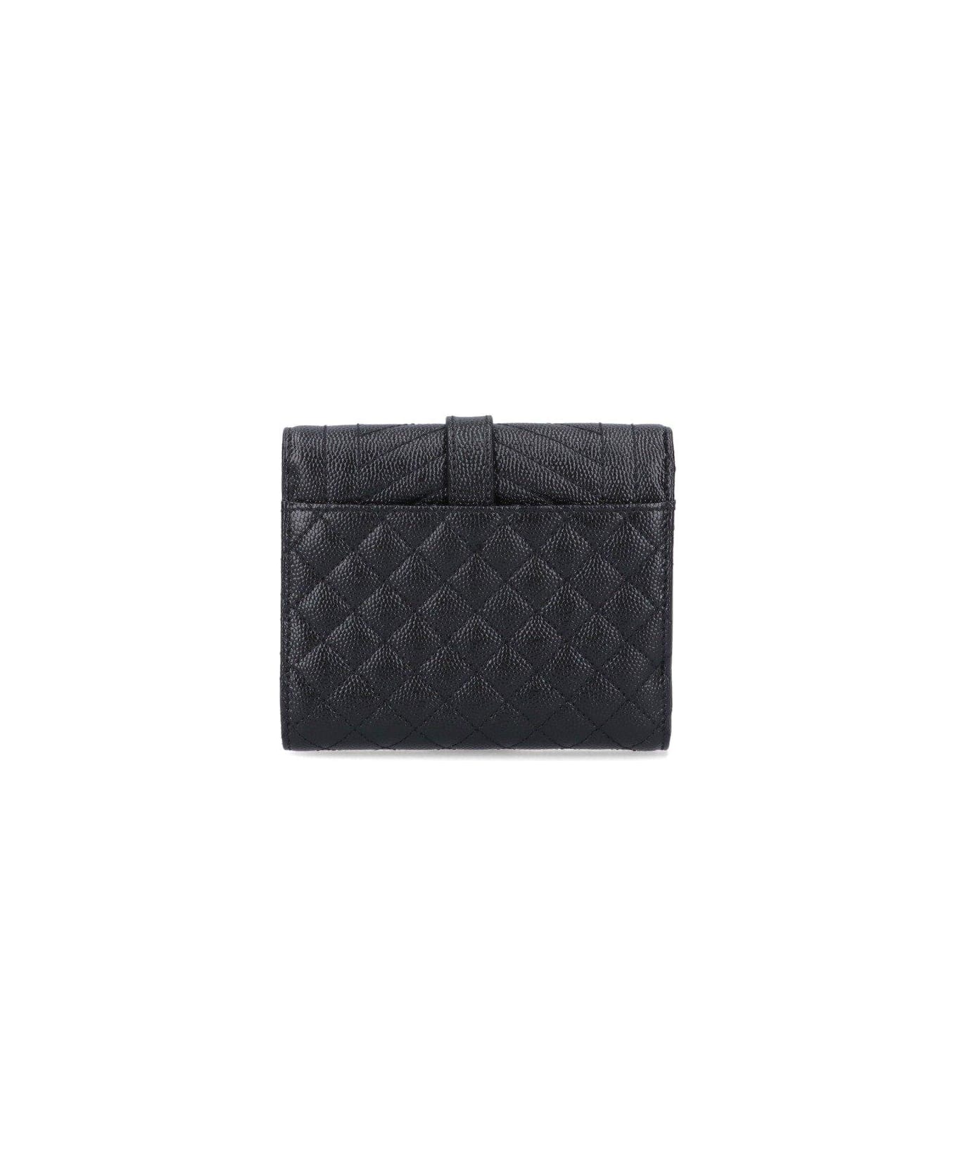 Saint Laurent Monogram Compact Tri-fold Wallet