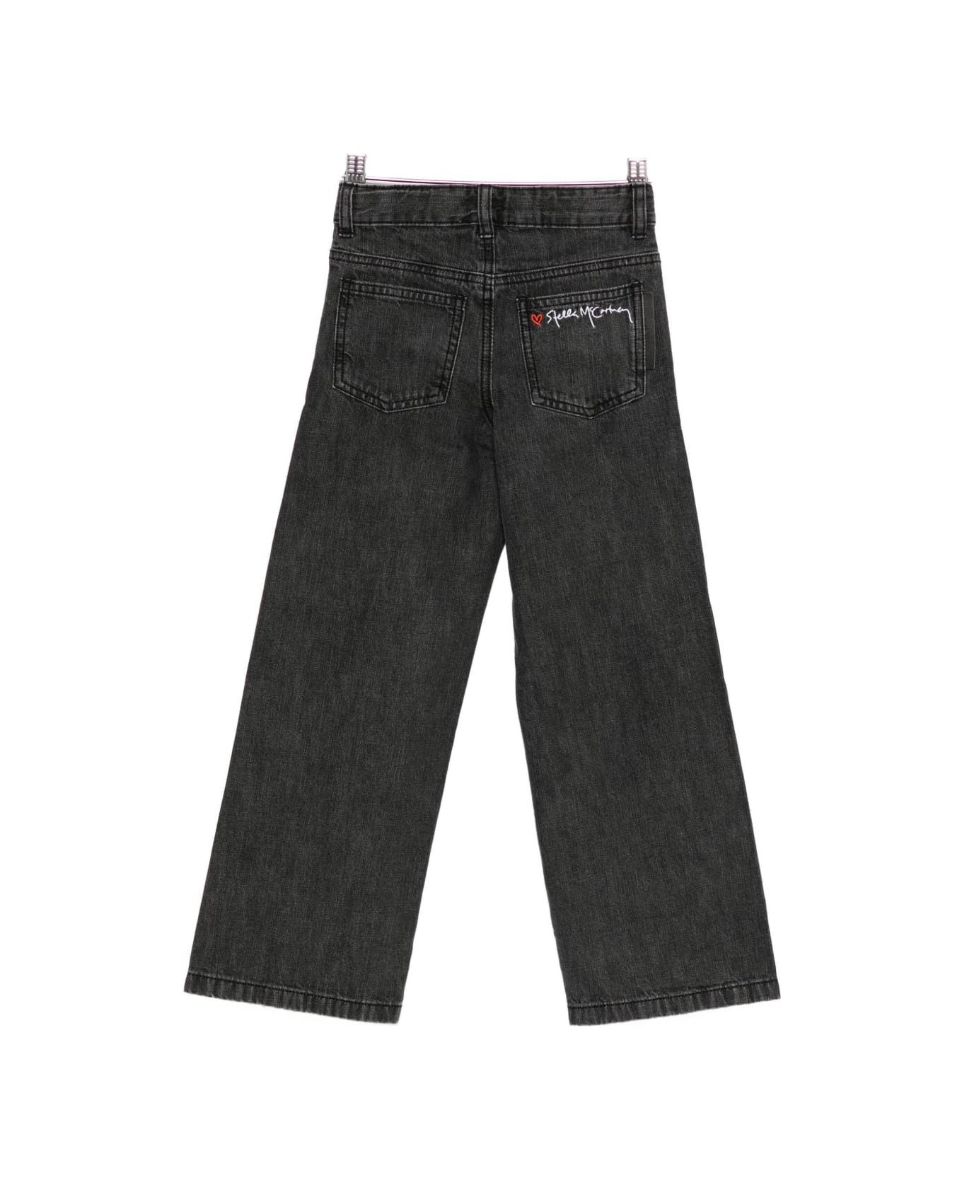 Stella McCartney Kids Button-detail Trousers - Black