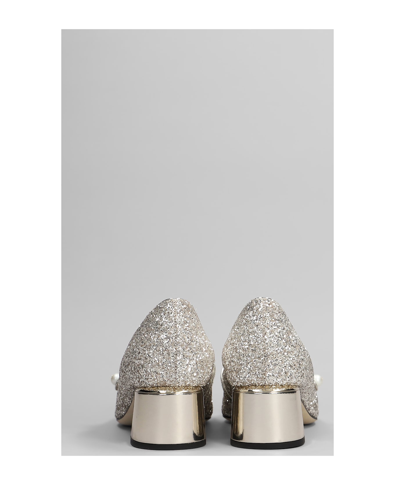 Jimmy Choo Elisa 45 Pumps In Gold Glitter - gold