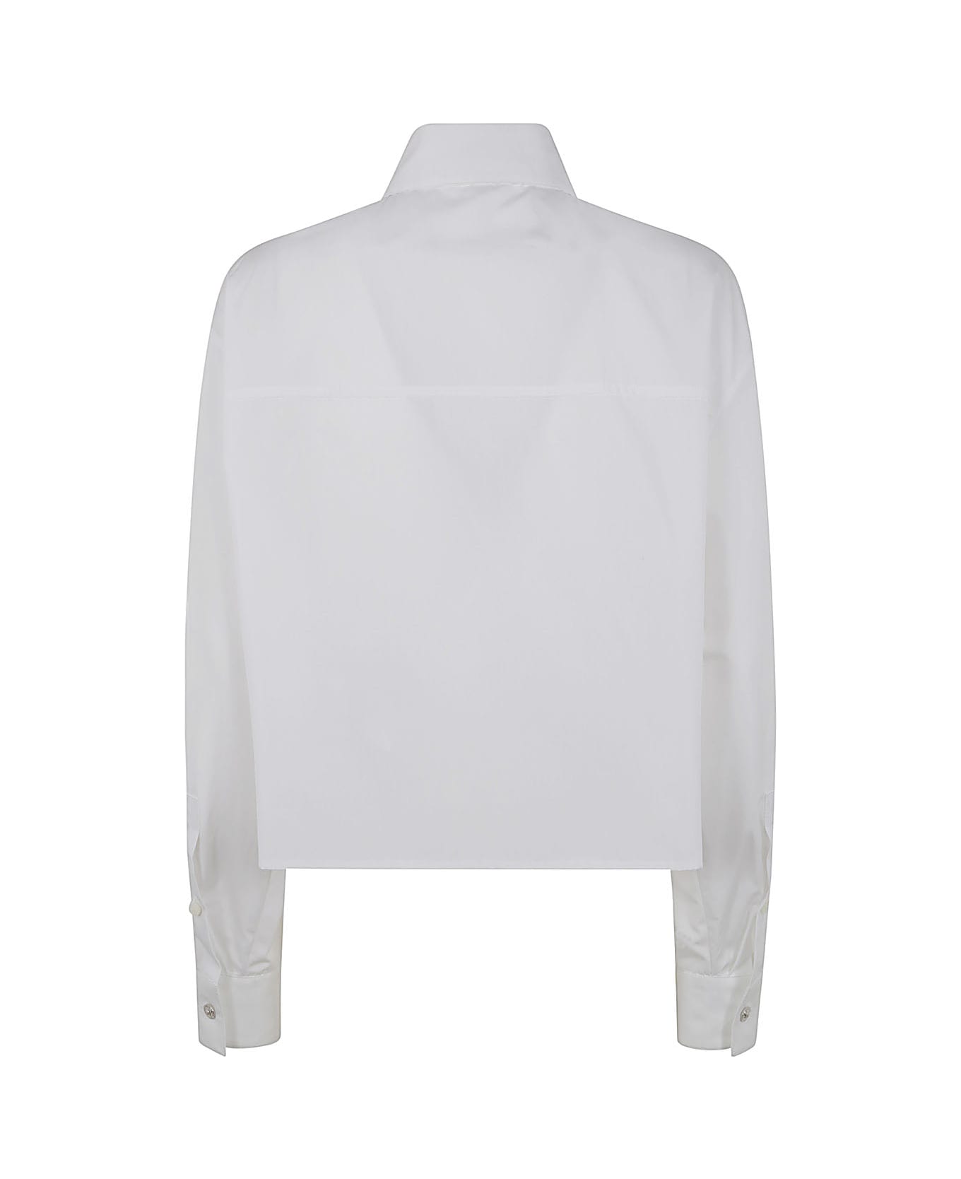 Versace Informal Shirt In Poplin Cotton - Optical White シャツ