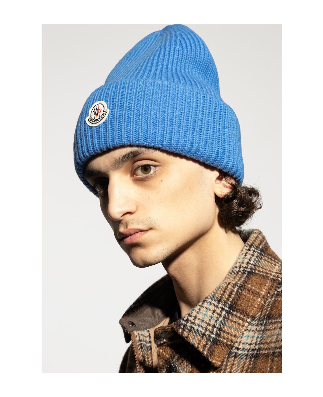Moncler Cap With Logo - BLUE