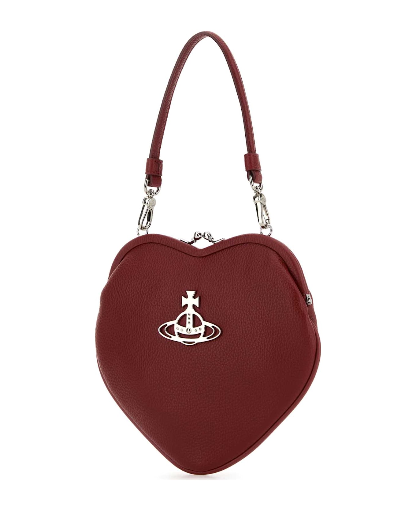 Vivienne Westwood Red Synthetic Leather Belle Heart Handbag - RED