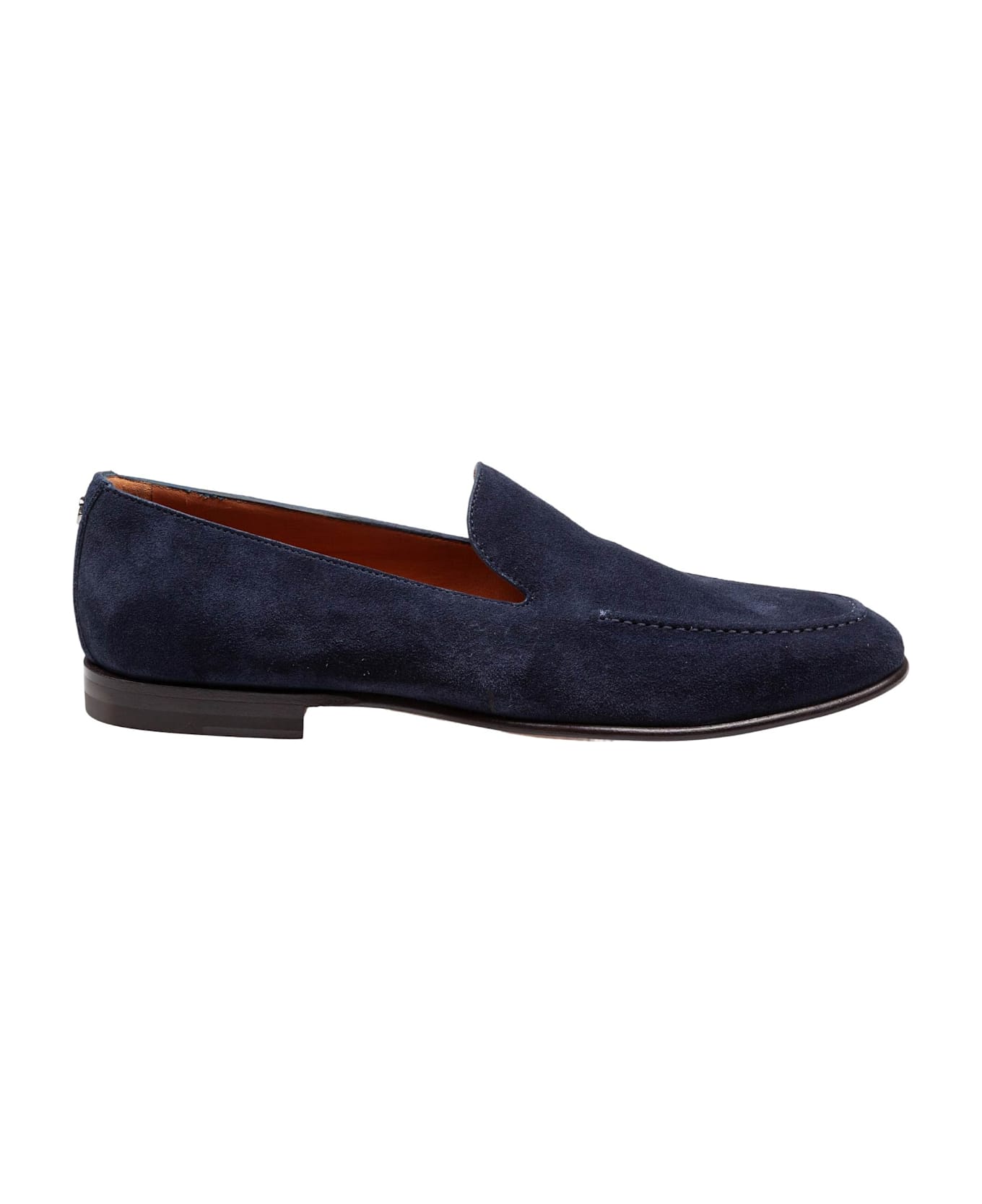 Dolce 
Gabbana Calfskin Crust Moccasin Color Blue - BLUE