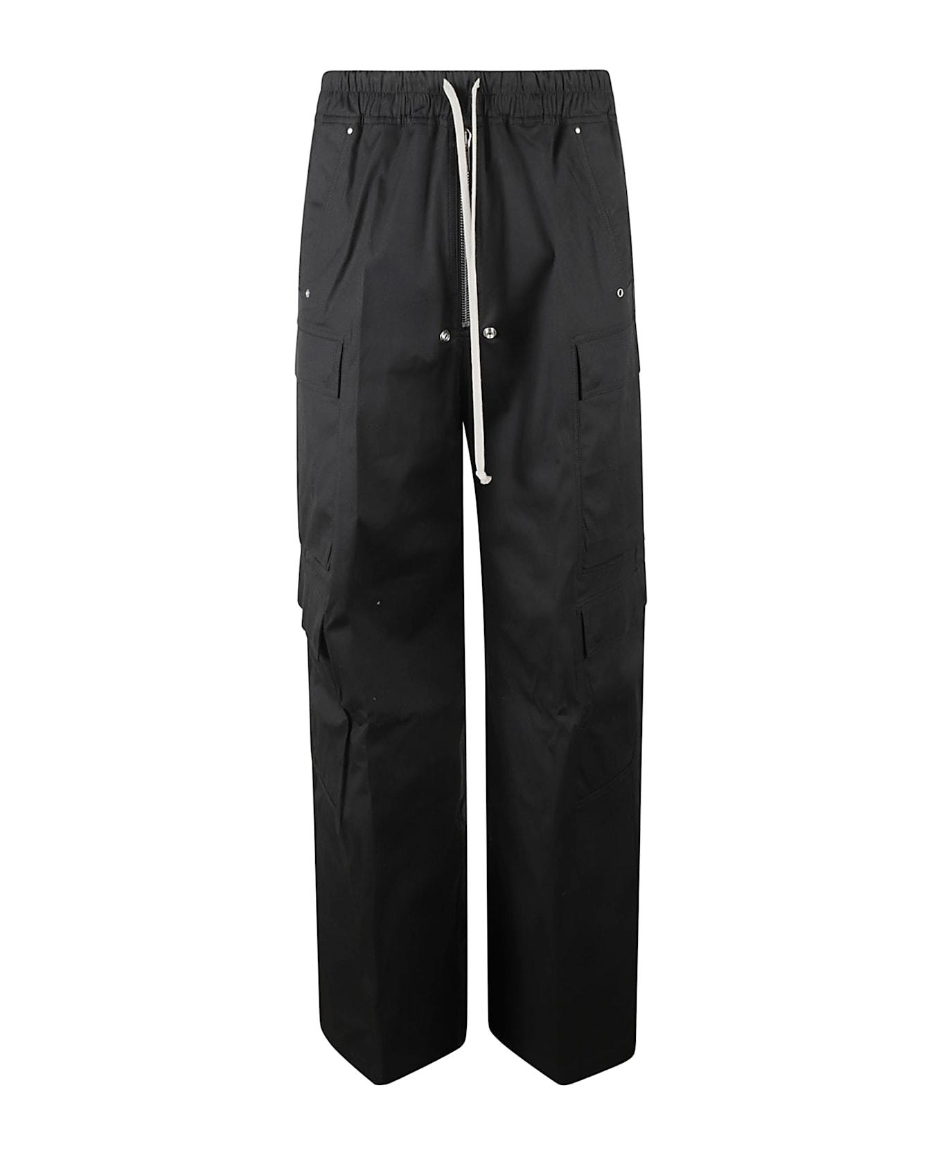 Rick Owens Cargo Straight Laced Trousers - Black