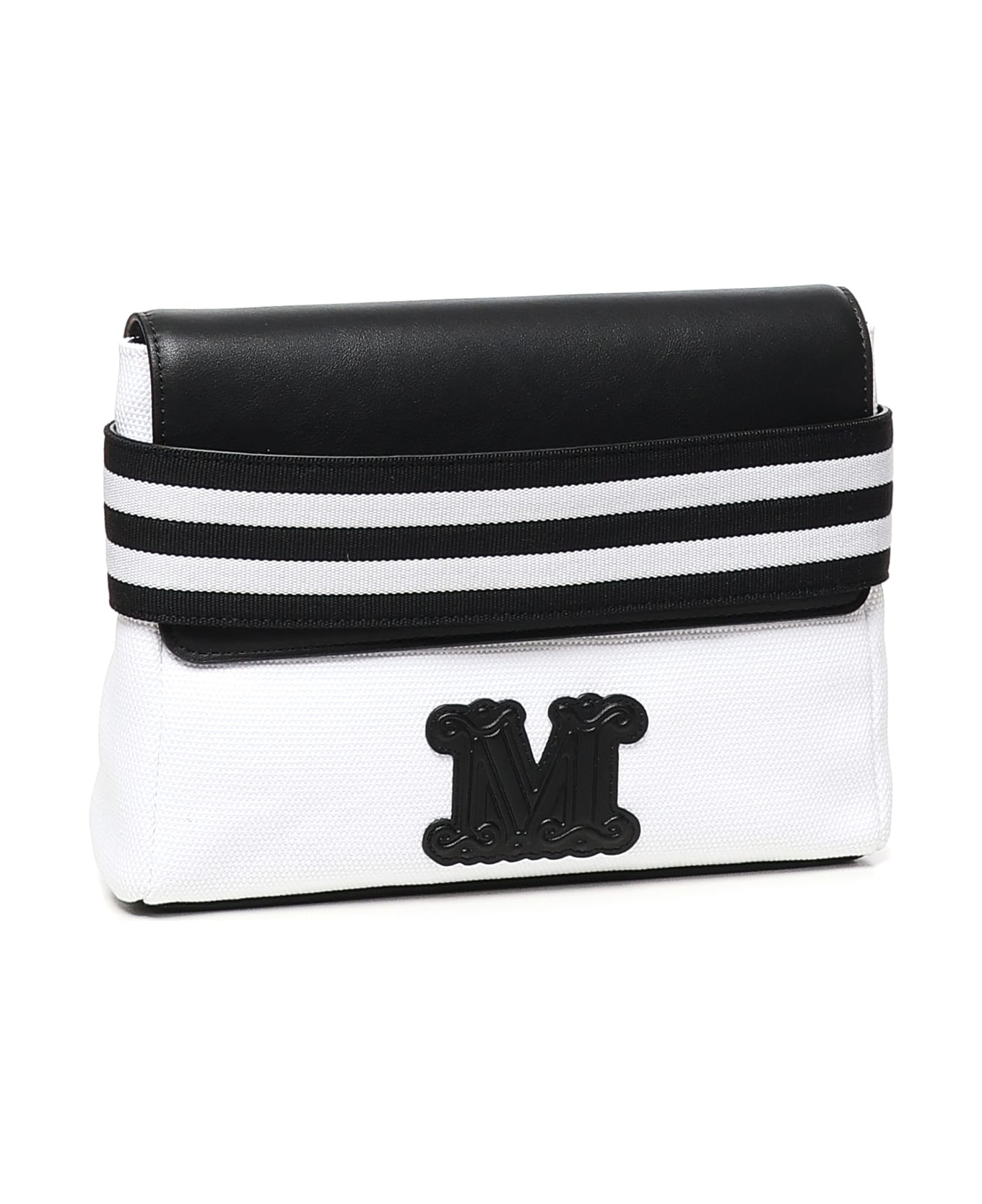 Max Mara Canvas Clutch Bag "opice" - White