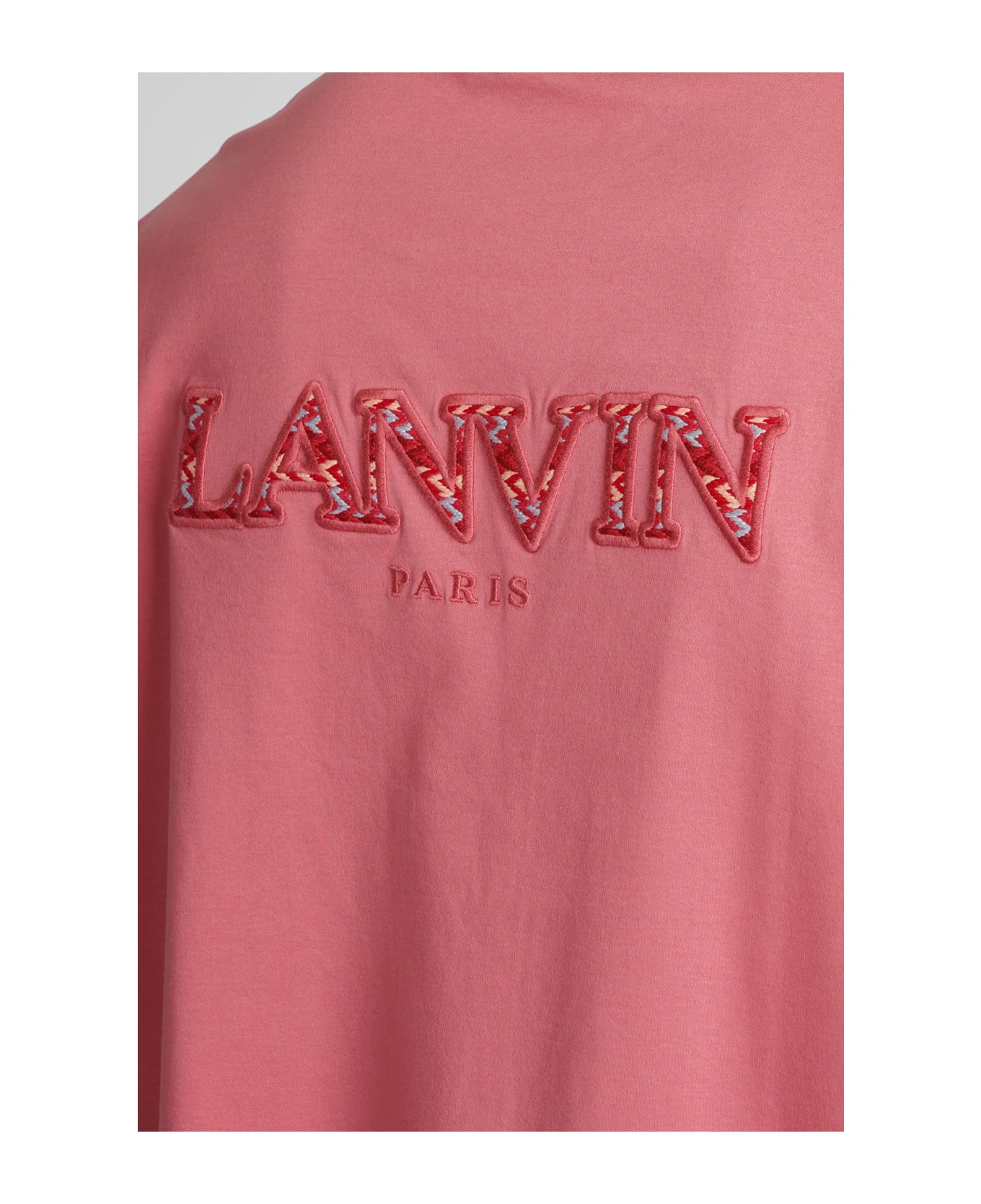 Lanvin T-shirt In Rose-pink Cotton - rose-pink