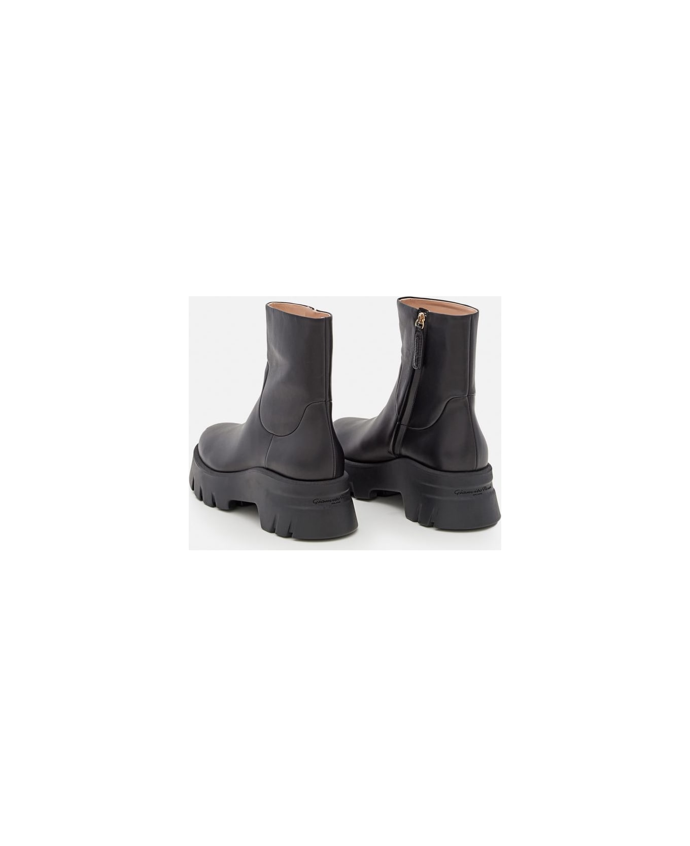 Gianvito Rossi Montey Leather Boots - Black