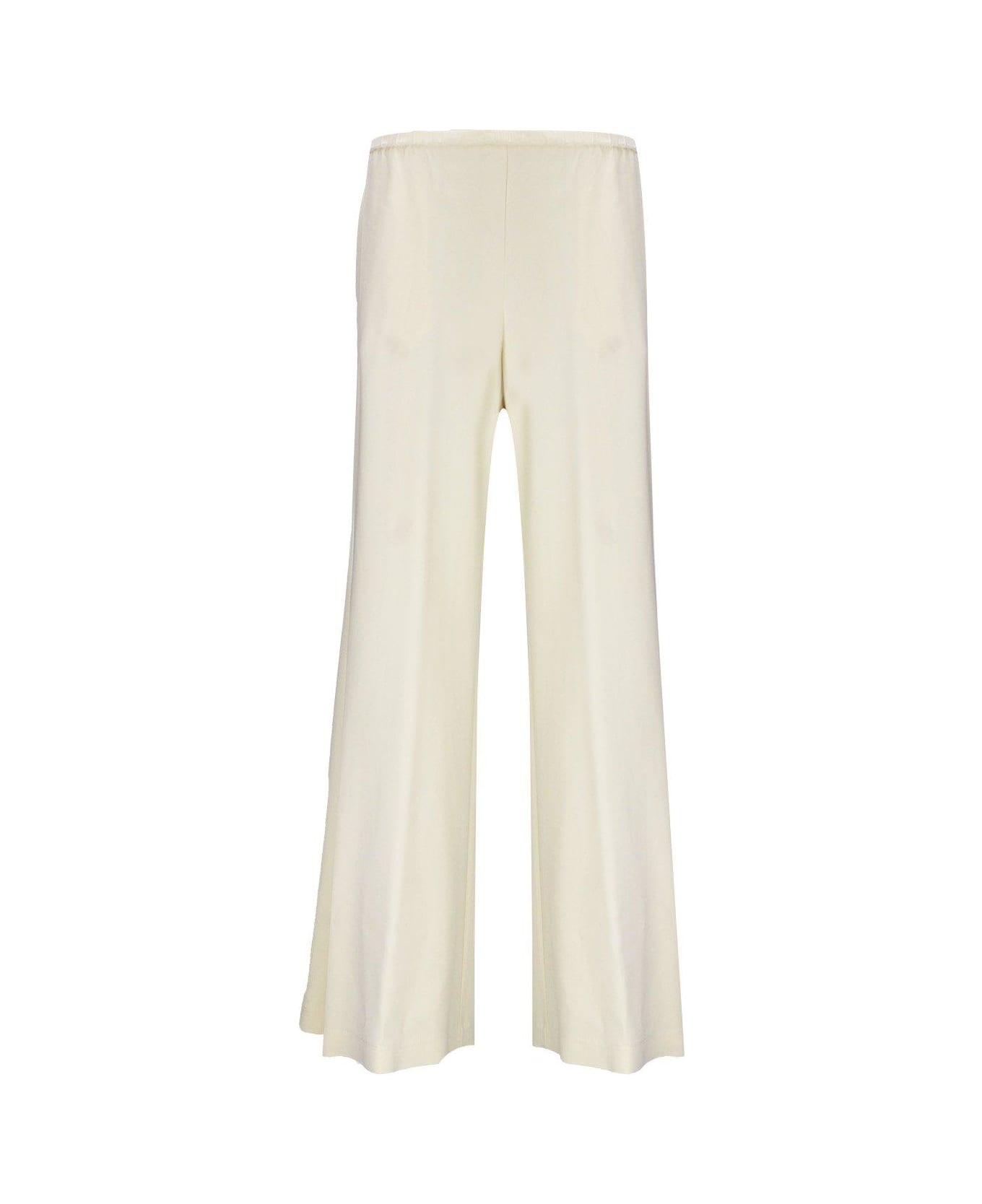 Forte_Forte Wide-leg Mid-rise Trousers - Beige ボトムス