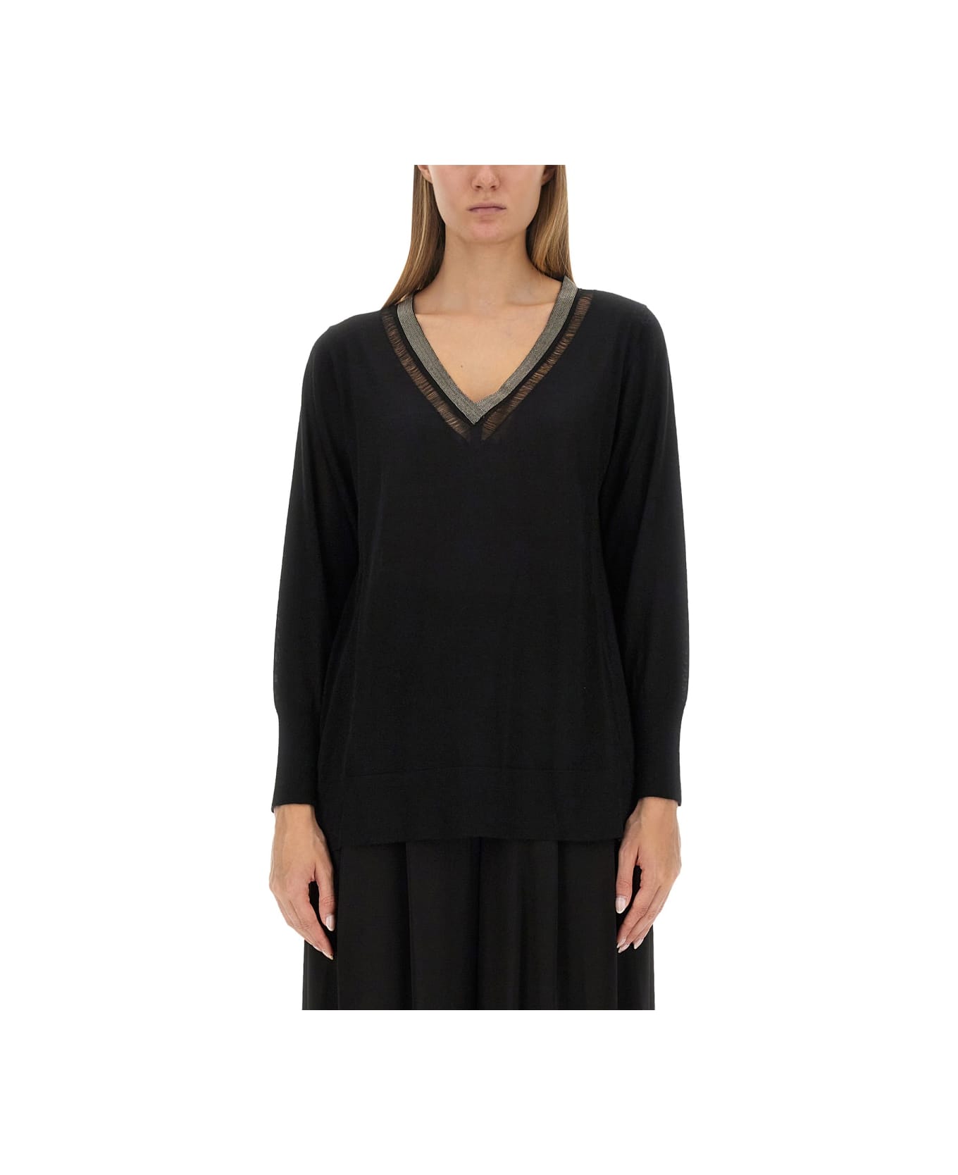 Fabiana Filippi Cashmere Sweater - BLACK