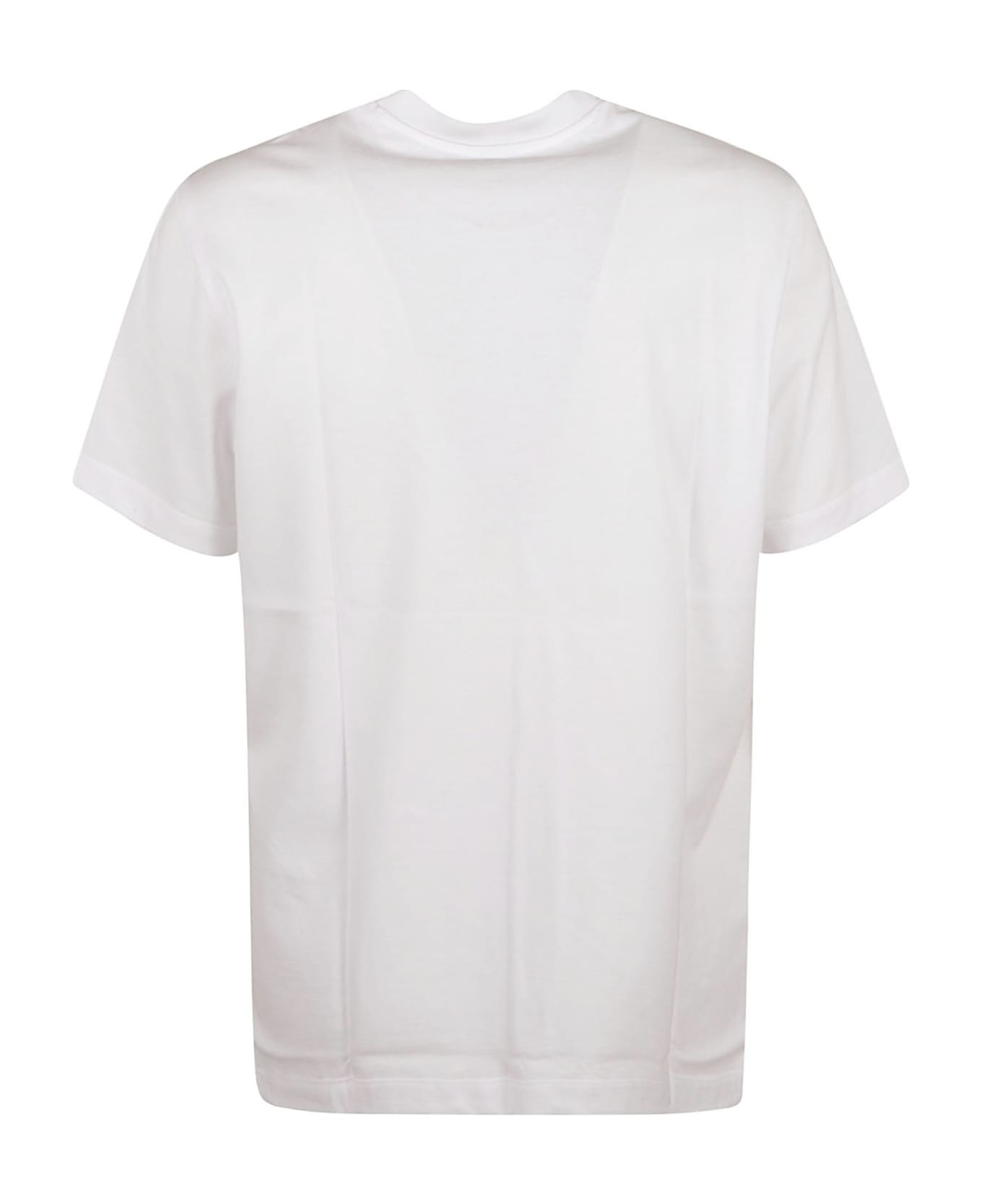 Ferragamo Logo Patch T-shirt - White/Black