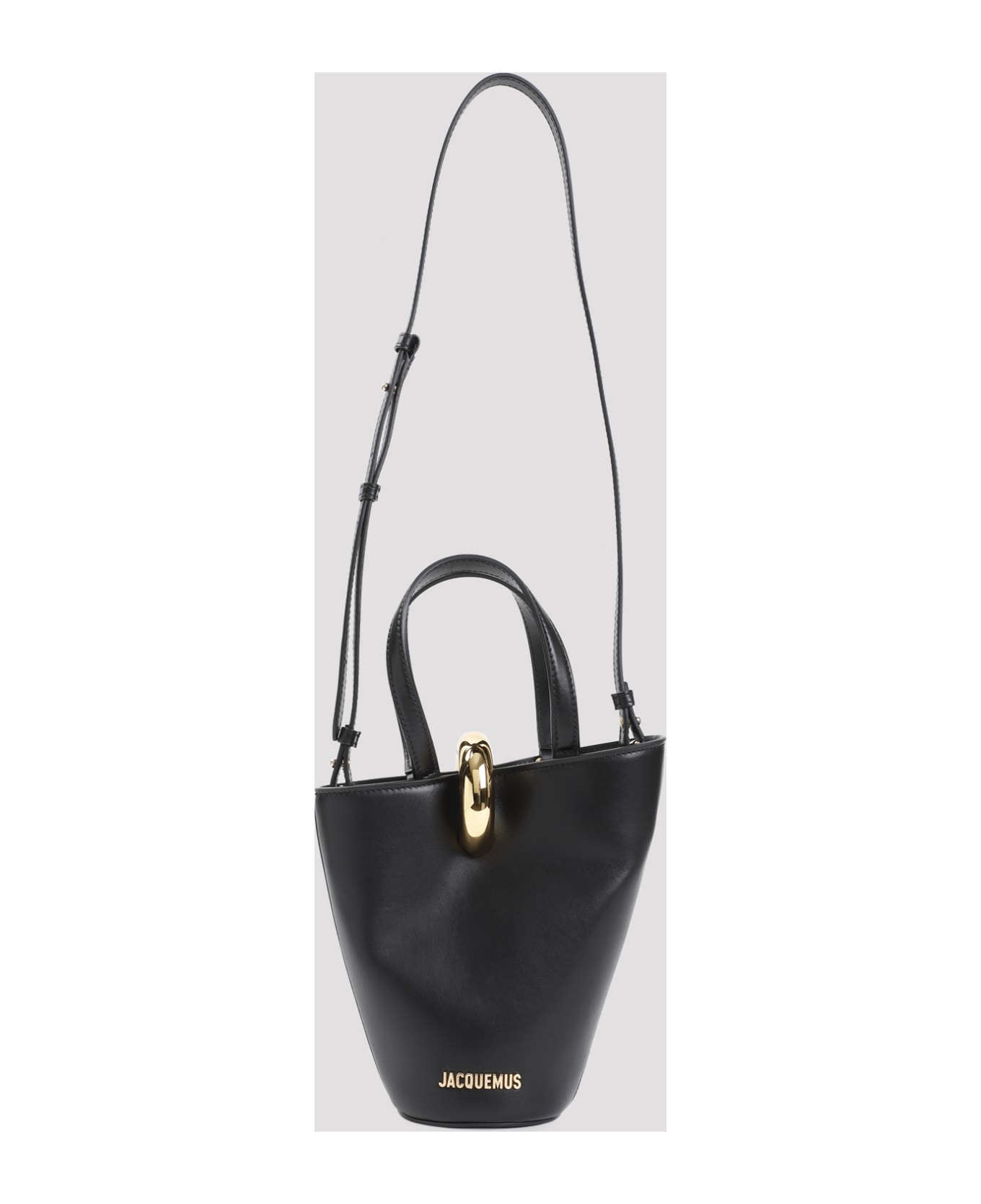 Jacquemus Le Petit Bambola Leather Bag - Black