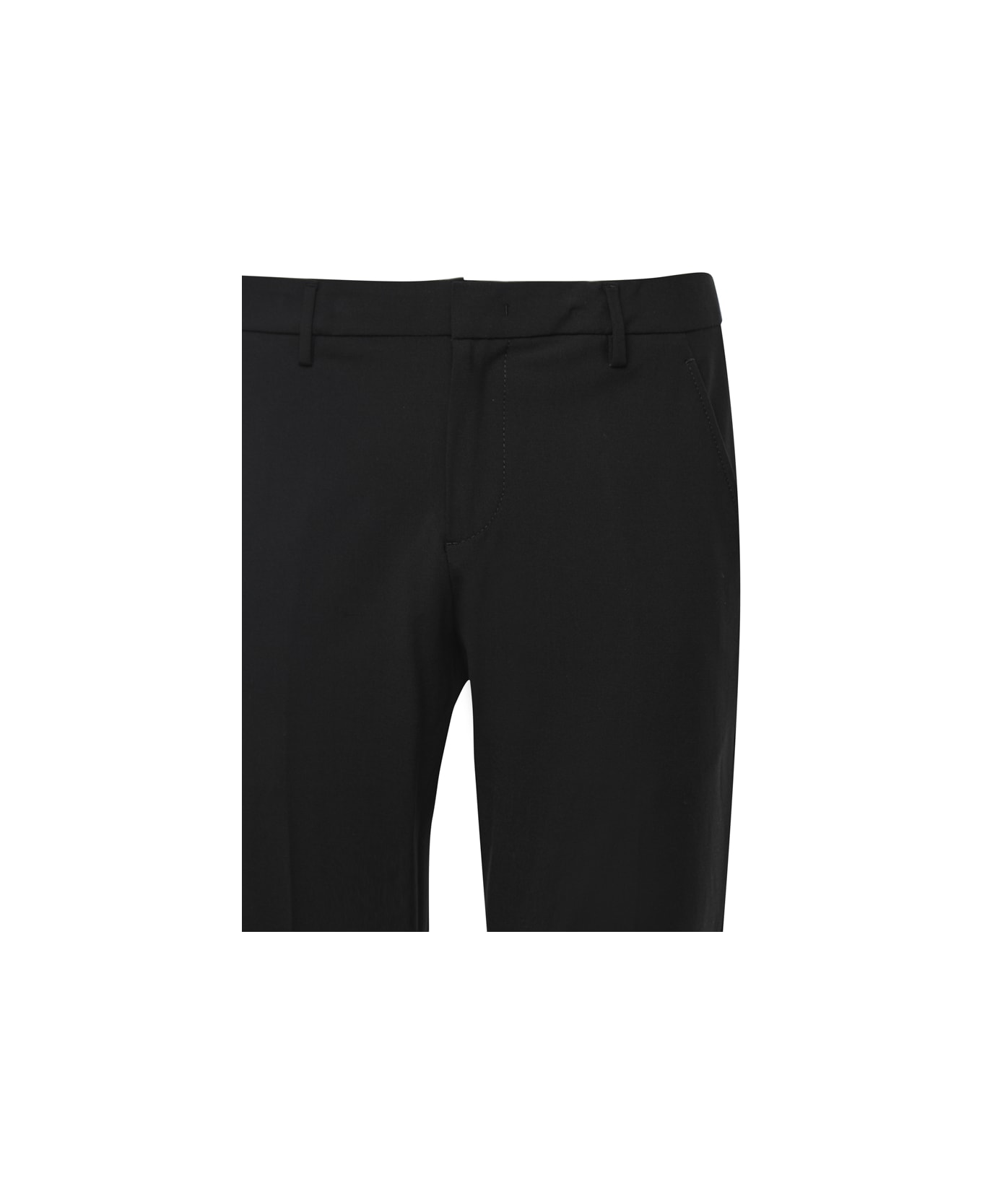 Dondup Chino Perfect Trousers - Black