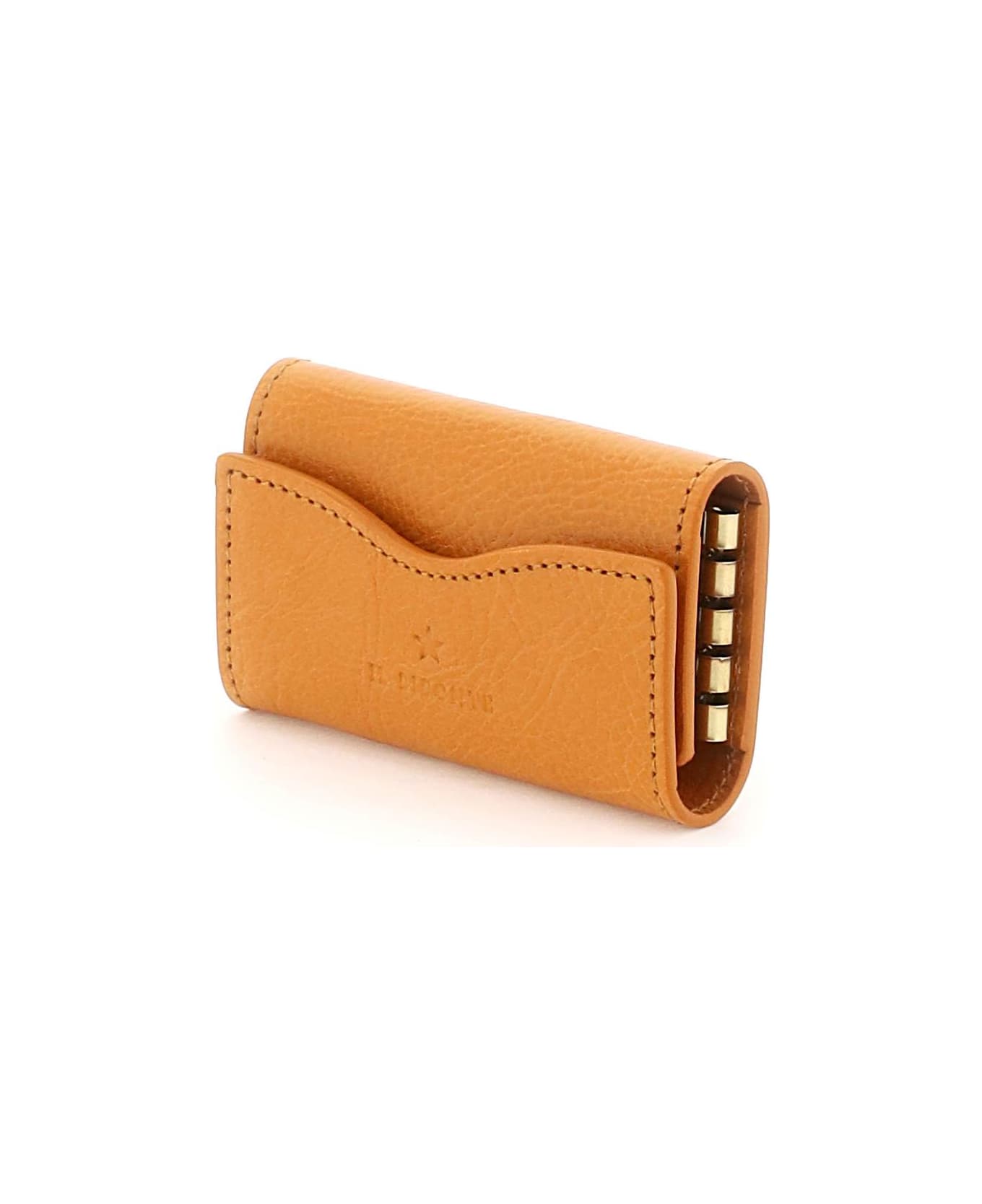 Il Bisonte Leather Key Holder - MIELE (Brown)