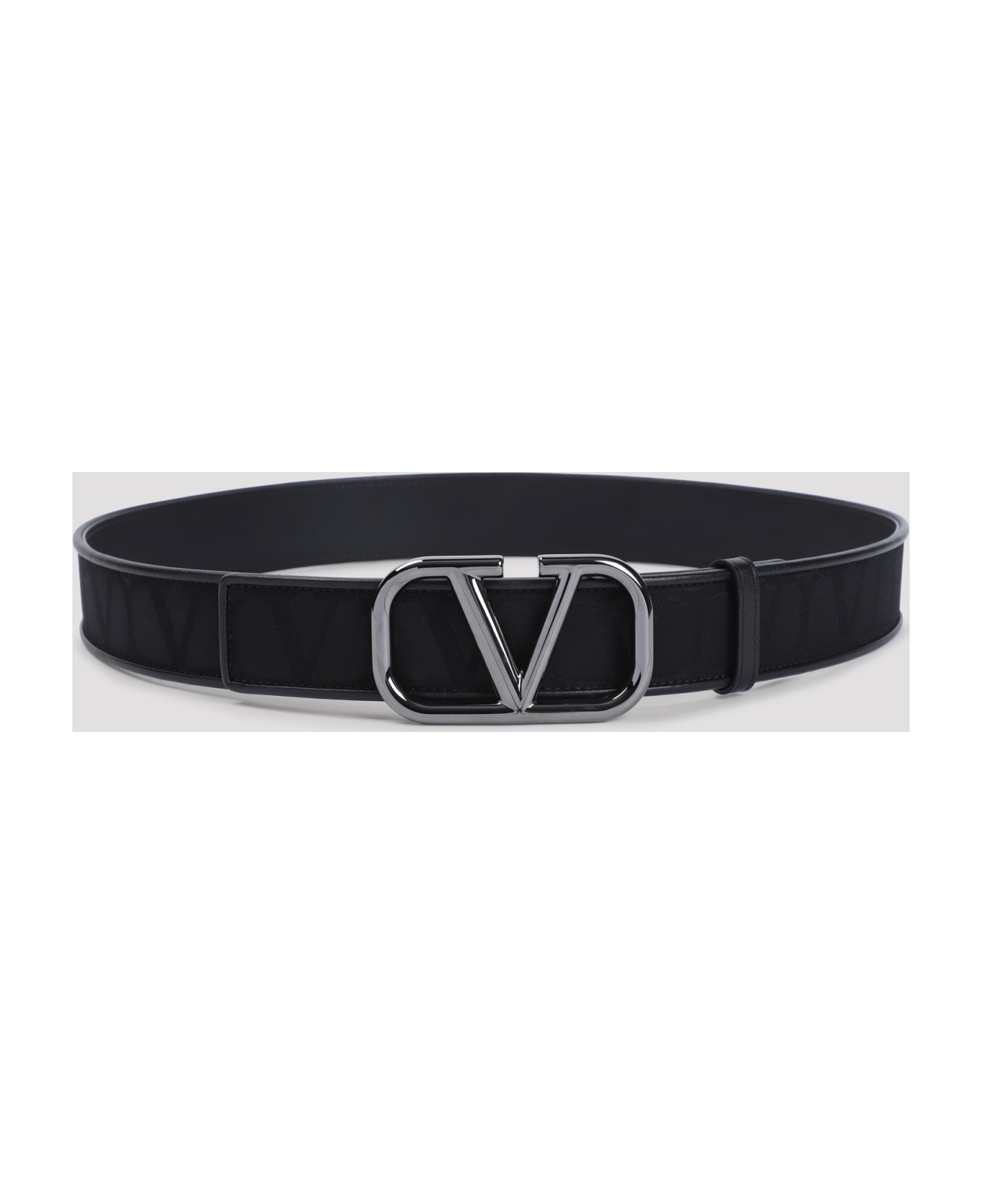 Valentino Garavani Vlogo Signature Buckled Belt - No Nero