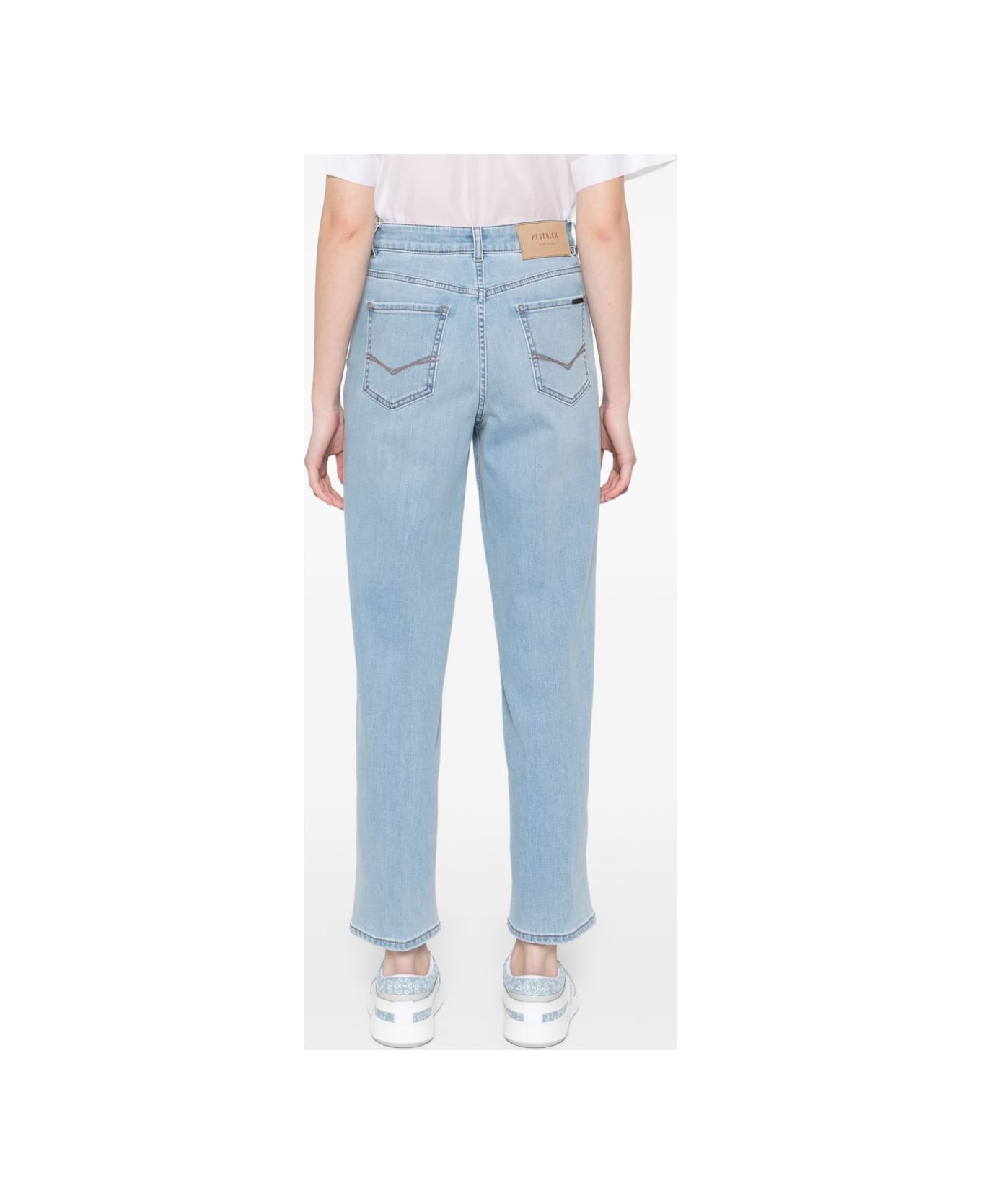 Peserico Light Blue Trousers - Blue