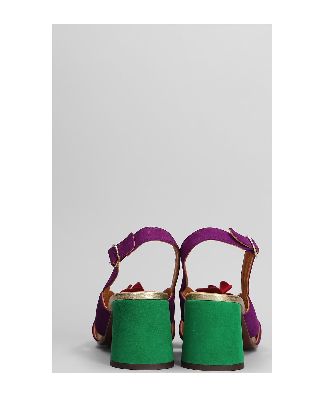 Chie Mihara Rutina 46 Pumps In Viola Suede - Viola