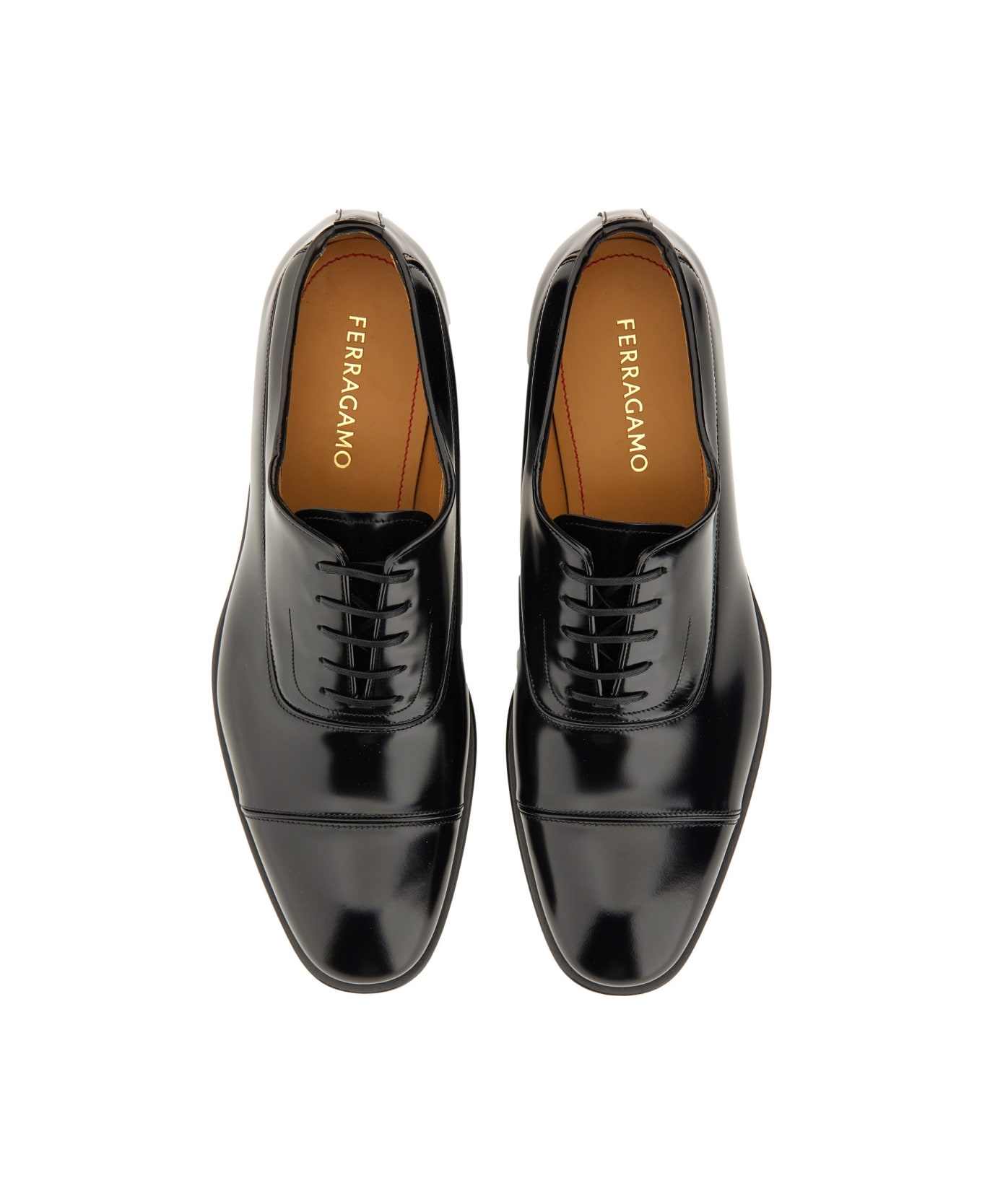 Ferragamo Oxford Lace-up - BLACK