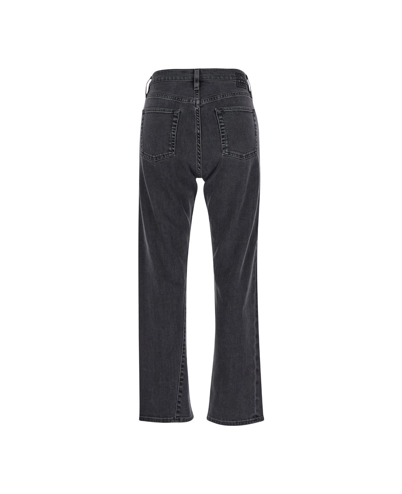 Totême Grey Jeans With High Waist And Belt Loops In Denim Woman - Grey