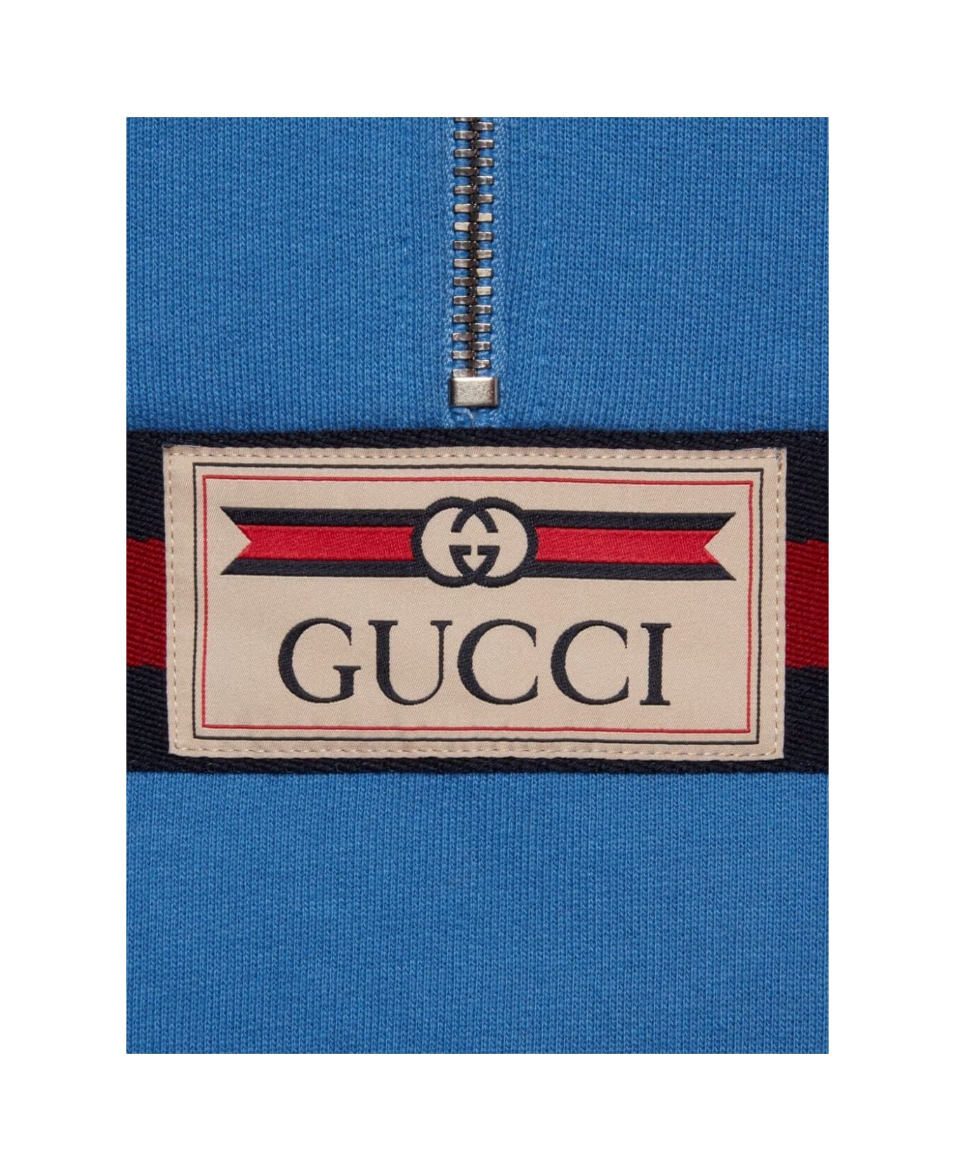 Gucci Jacket Felted Cotton Jersey - Avio Mix