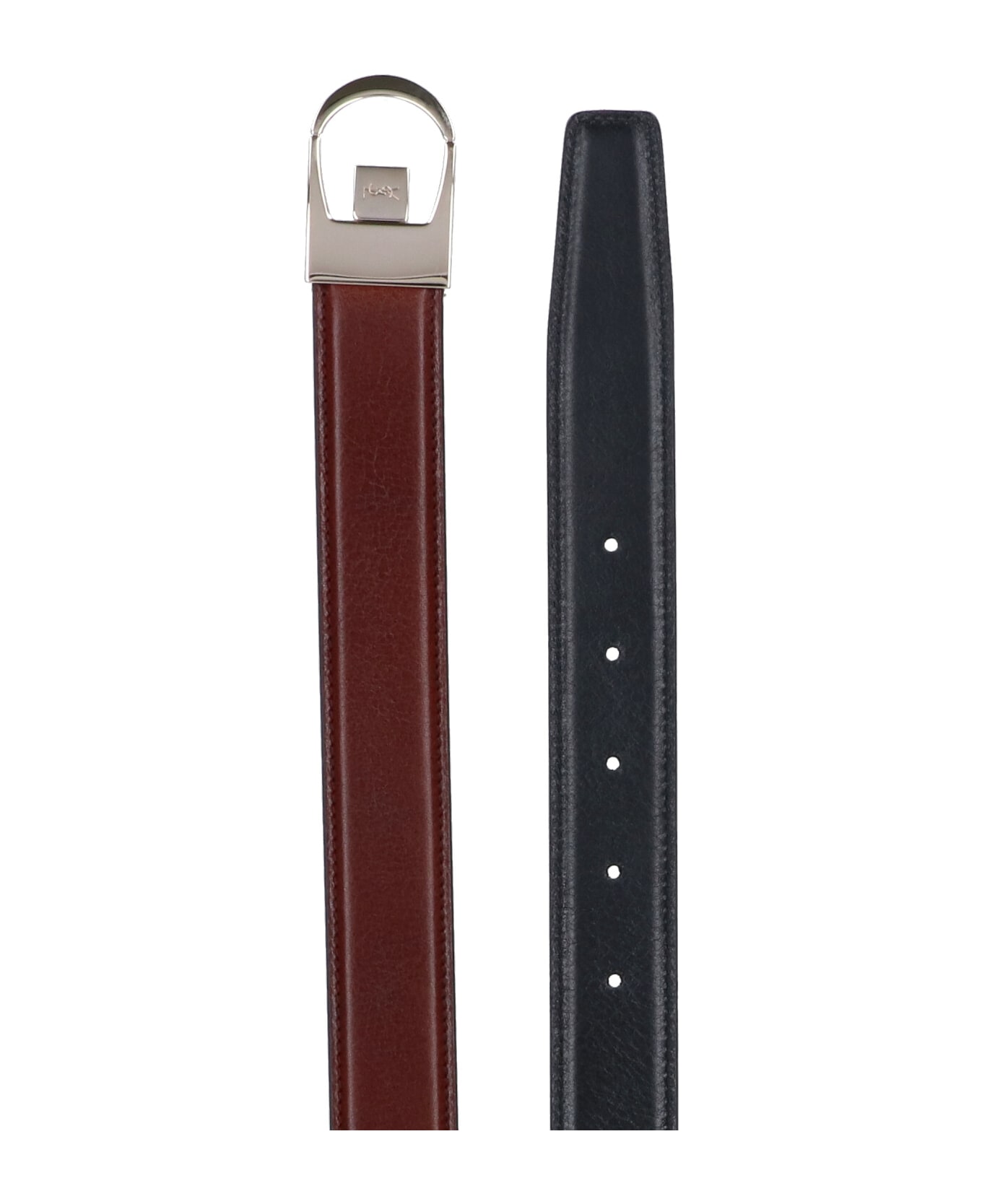 Saint Laurent 
cassandre
 Reversible Belt - Black