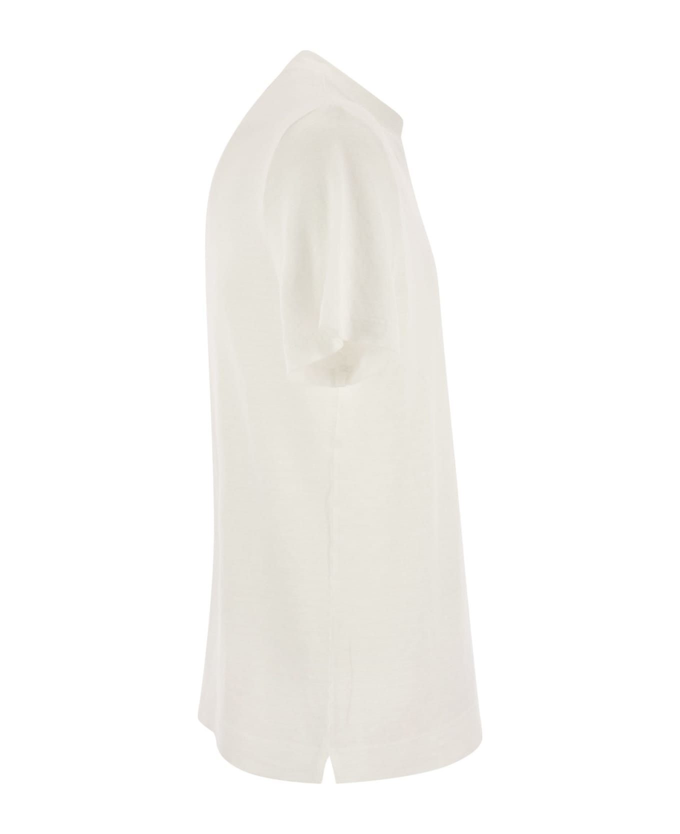 Fedeli Exreme - Linen Flex T-shirt - White シャツ