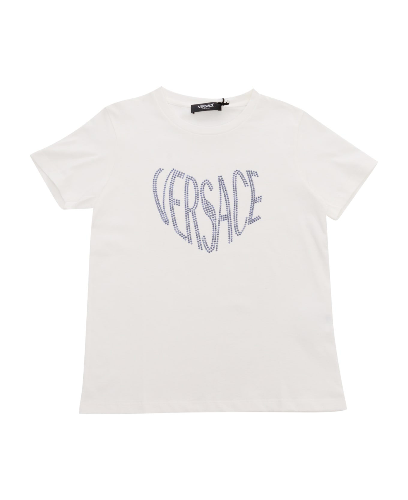 Versace T-shirt With Logo - WHITE Tシャツ＆ポロシャツ