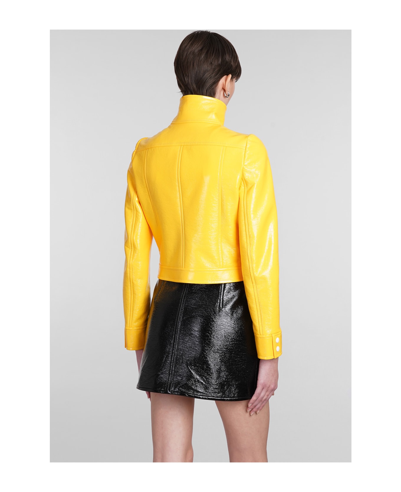 Courrèges Casual Jacket In Yellow Polyuretan - yellow ジャケット