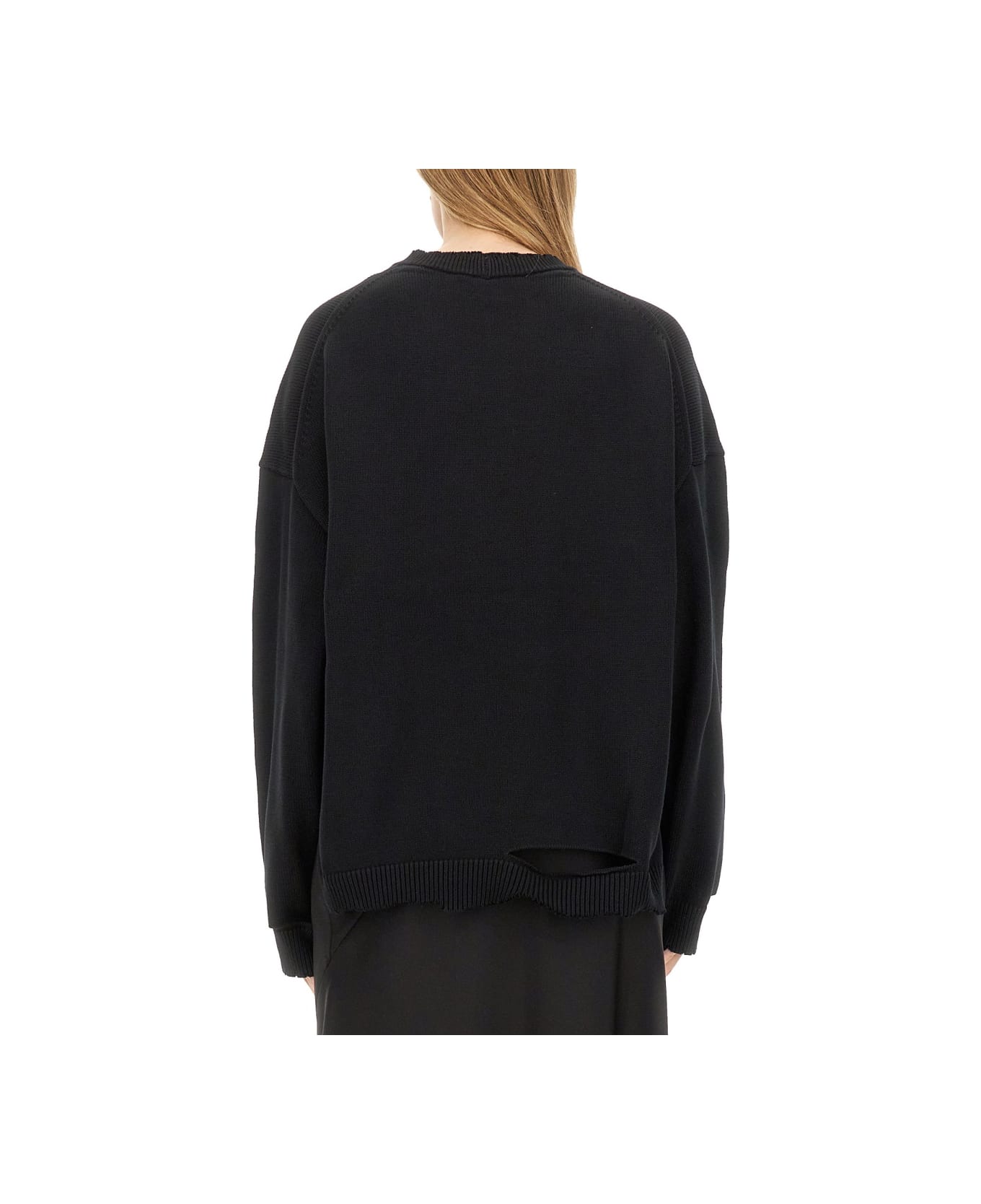 Helmut Lang Distressed Sweater