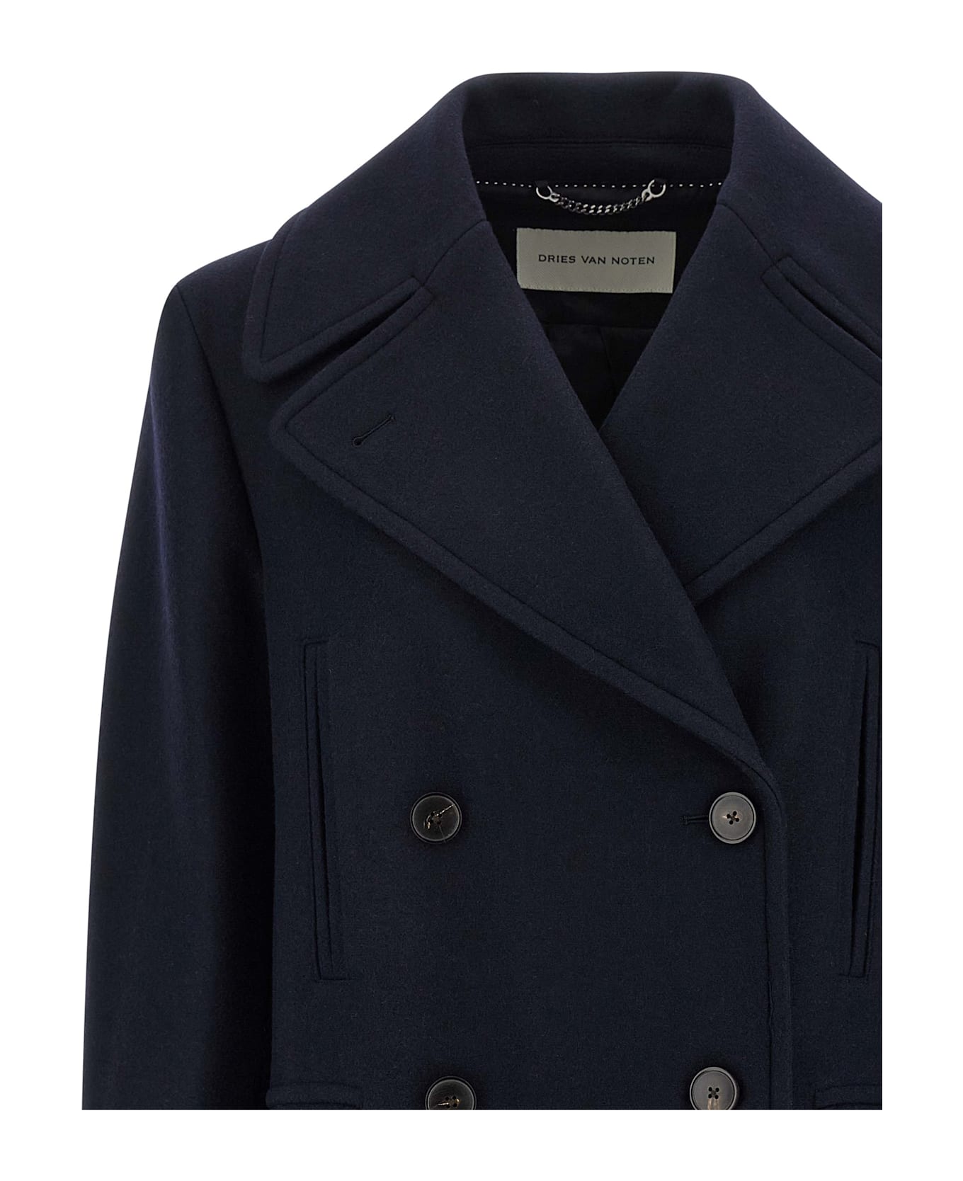 Dries Van Noten 
vafel
 Coat - Blue
