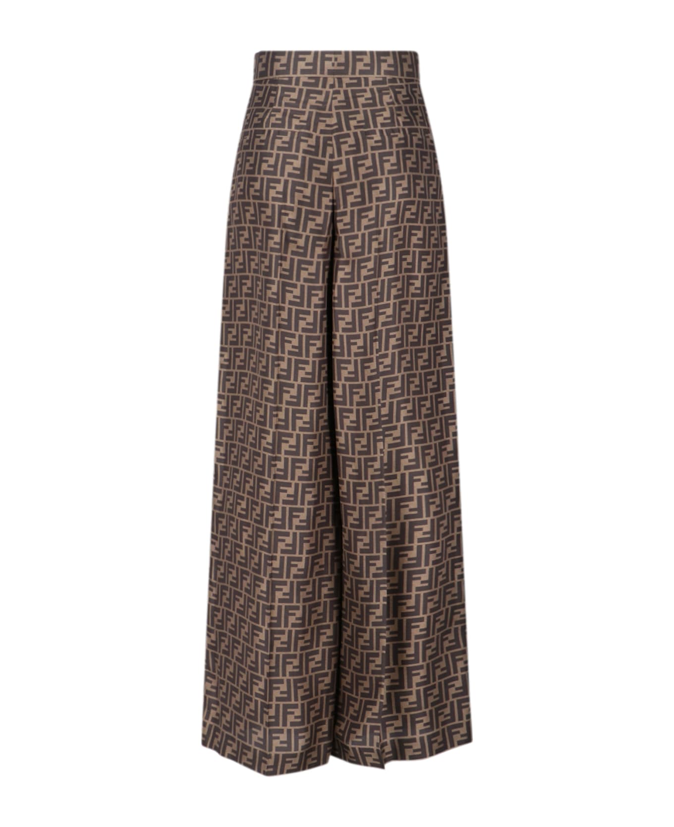 Fendi Monogram 
ff
 Pants - BROWN