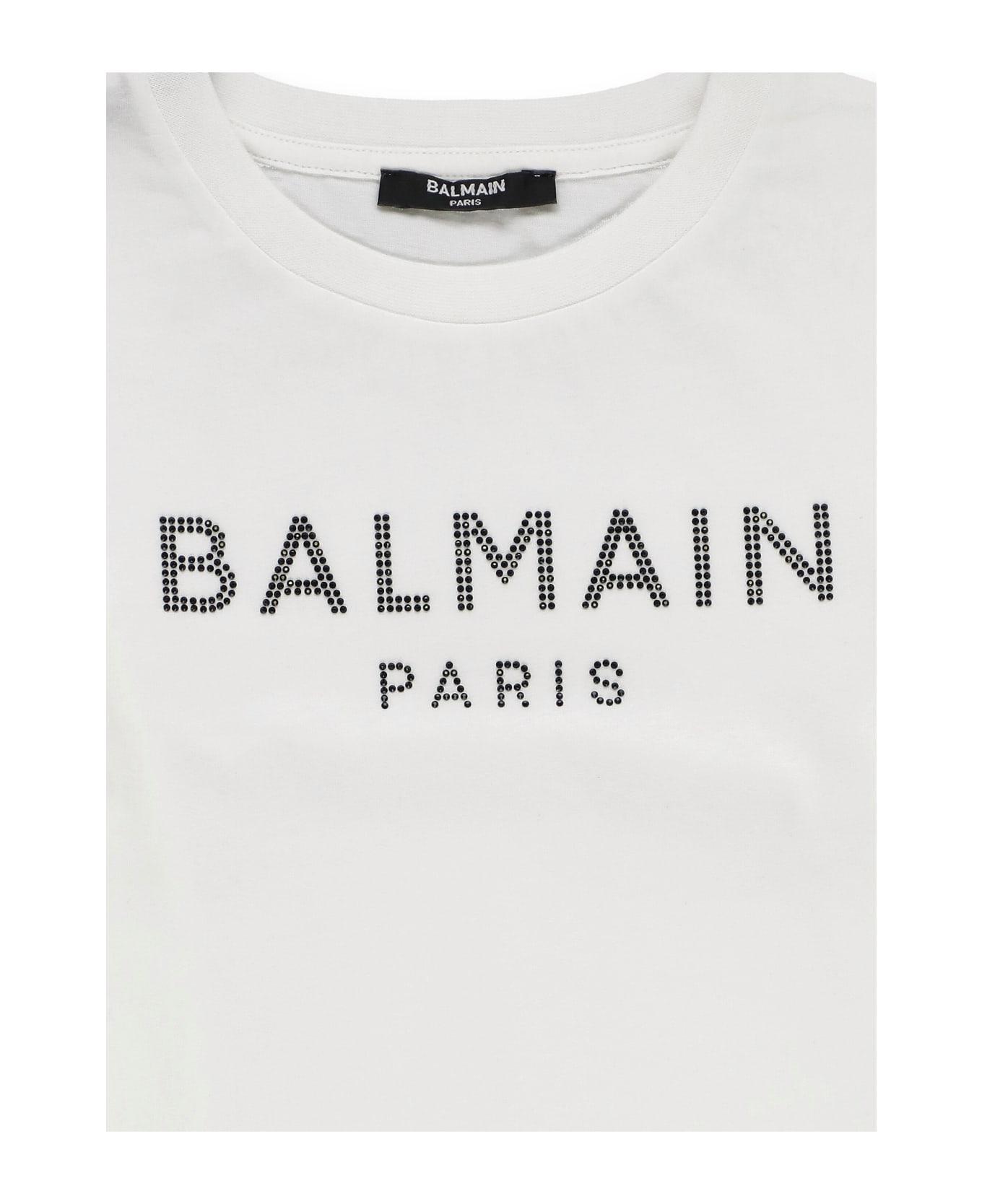 Balmain T-shirt With Logo - White Tシャツ＆ポロシャツ