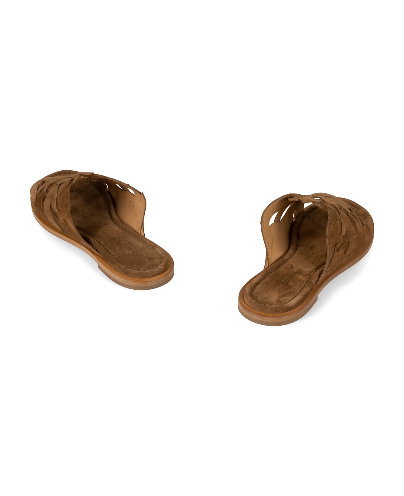 Sartore Suede Mules - brown