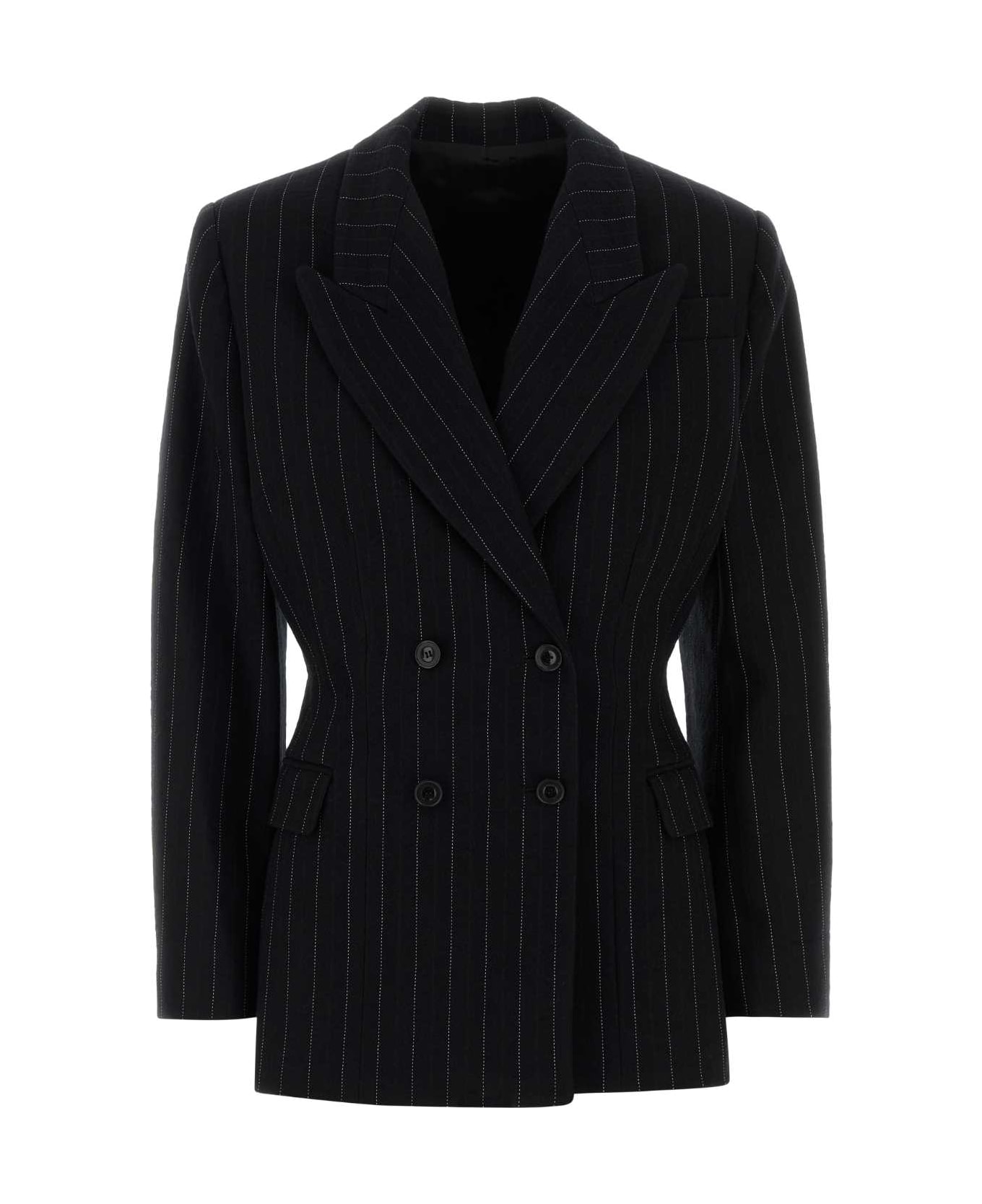 Isabel Marant Embroidered Cotton Blend Maia Blazer - BLACK