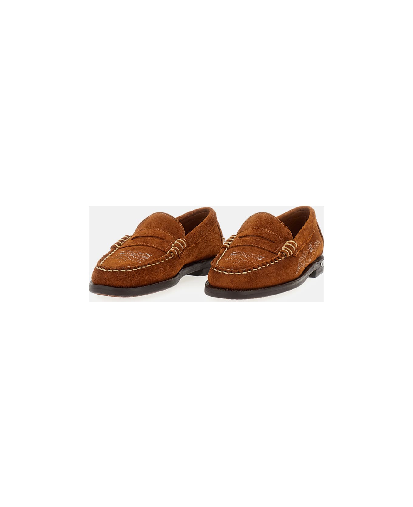 Sebago Suede Dan Dallas Loafers - Brown