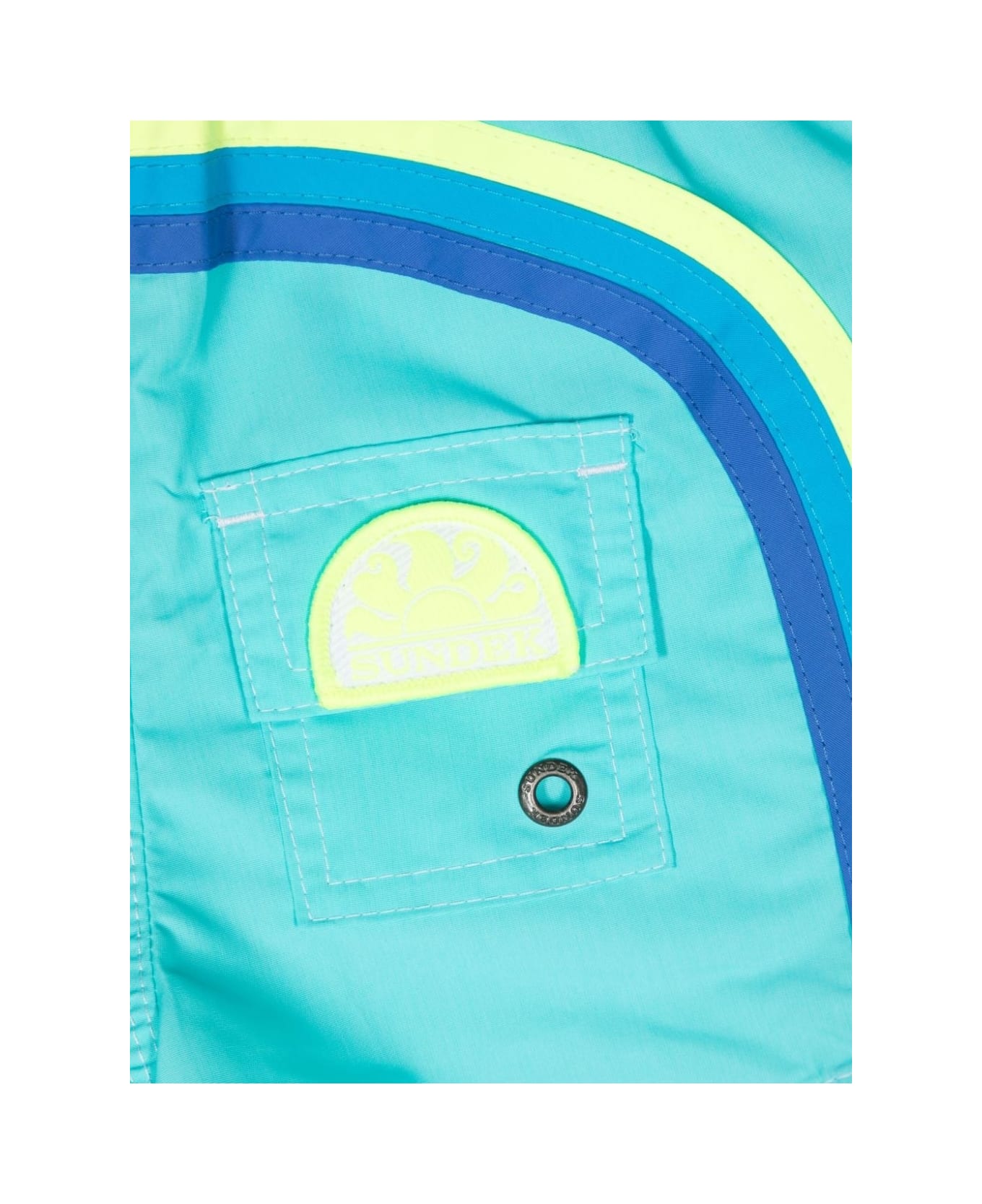 Sundek Costume Con Stampa - Light blue