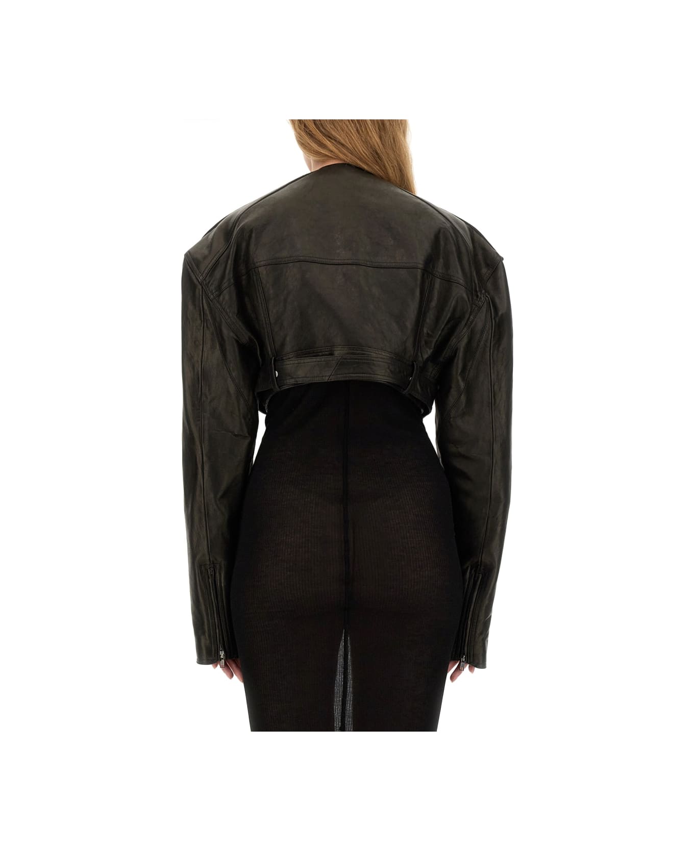 Rick Owens Biker Jacket - BLACK