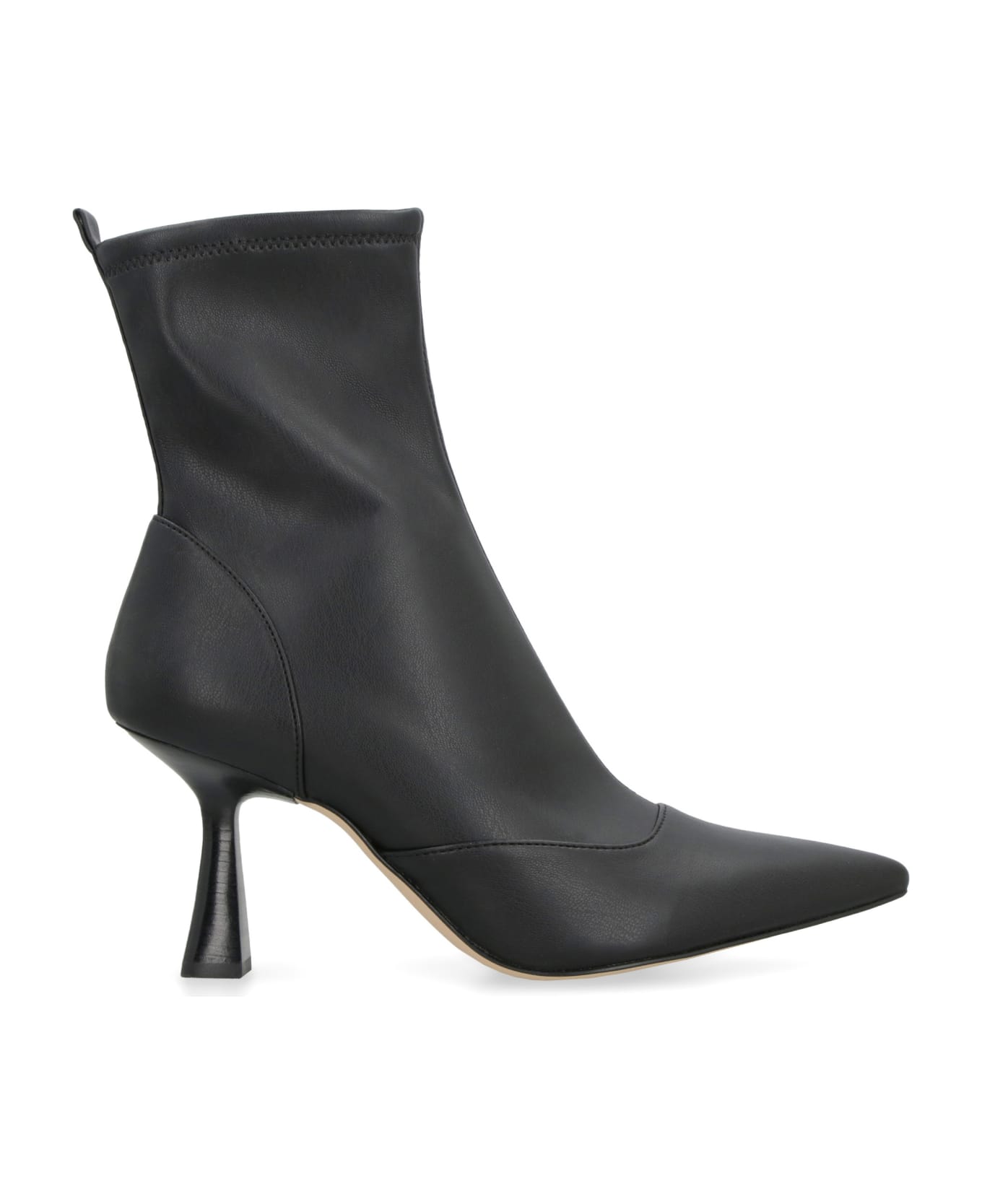 Michael Kors Clara Faux Leather Ankle Boots - Black ブーツ