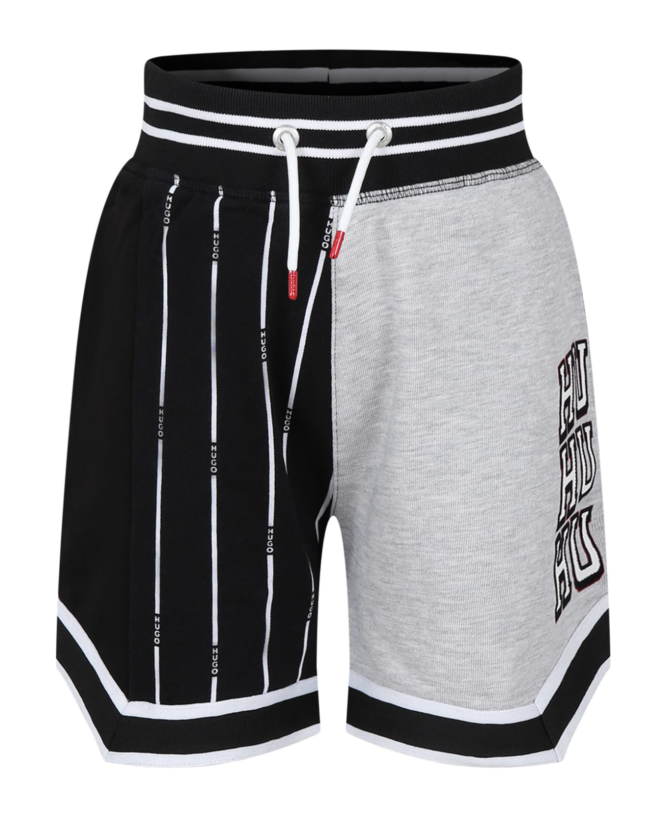 Hugo Boss Multicolor Shorts For Boy With Logo - Multicolor ボトムス
