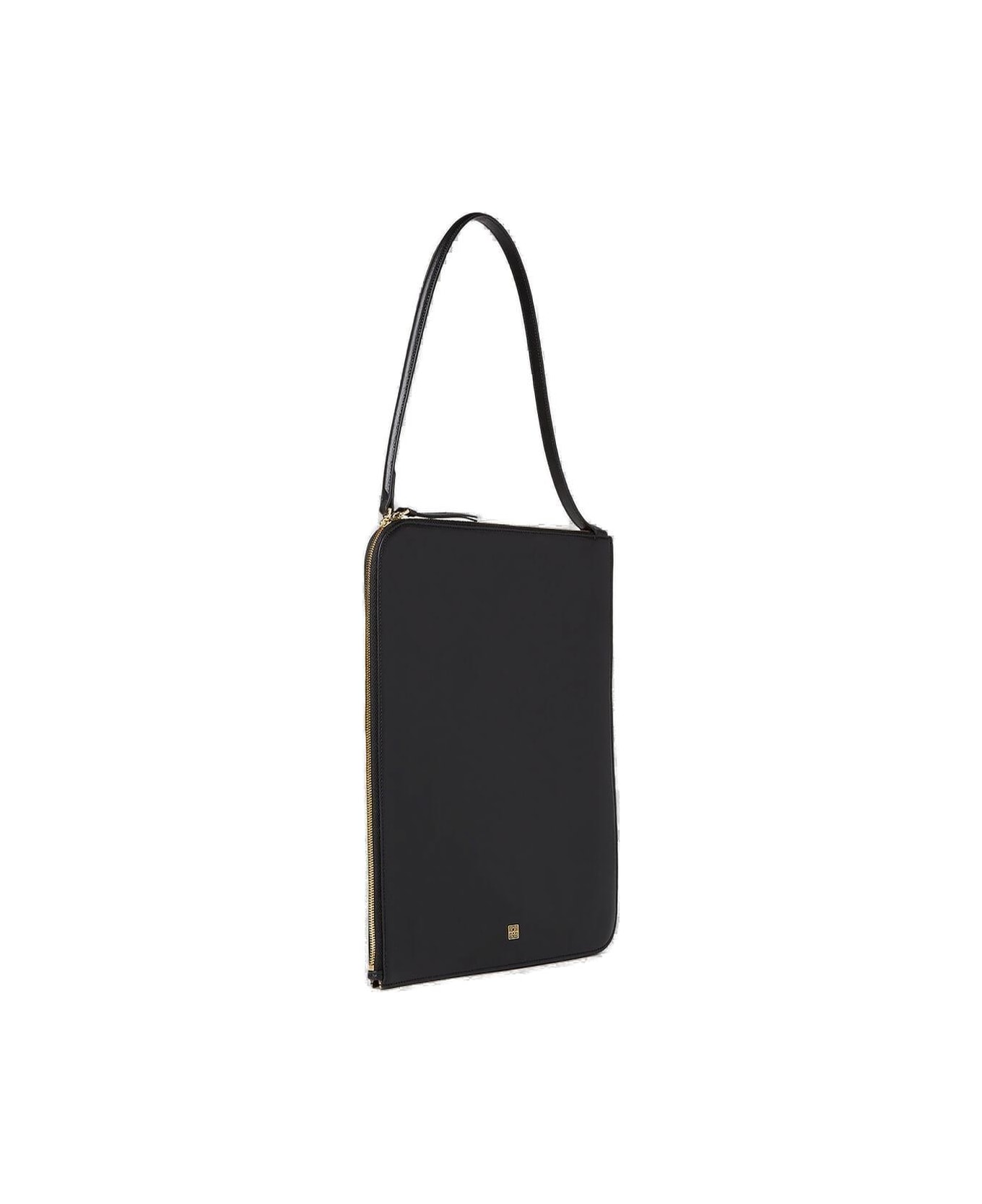 Totême Slim Zip-around Shoulder Bag - Black