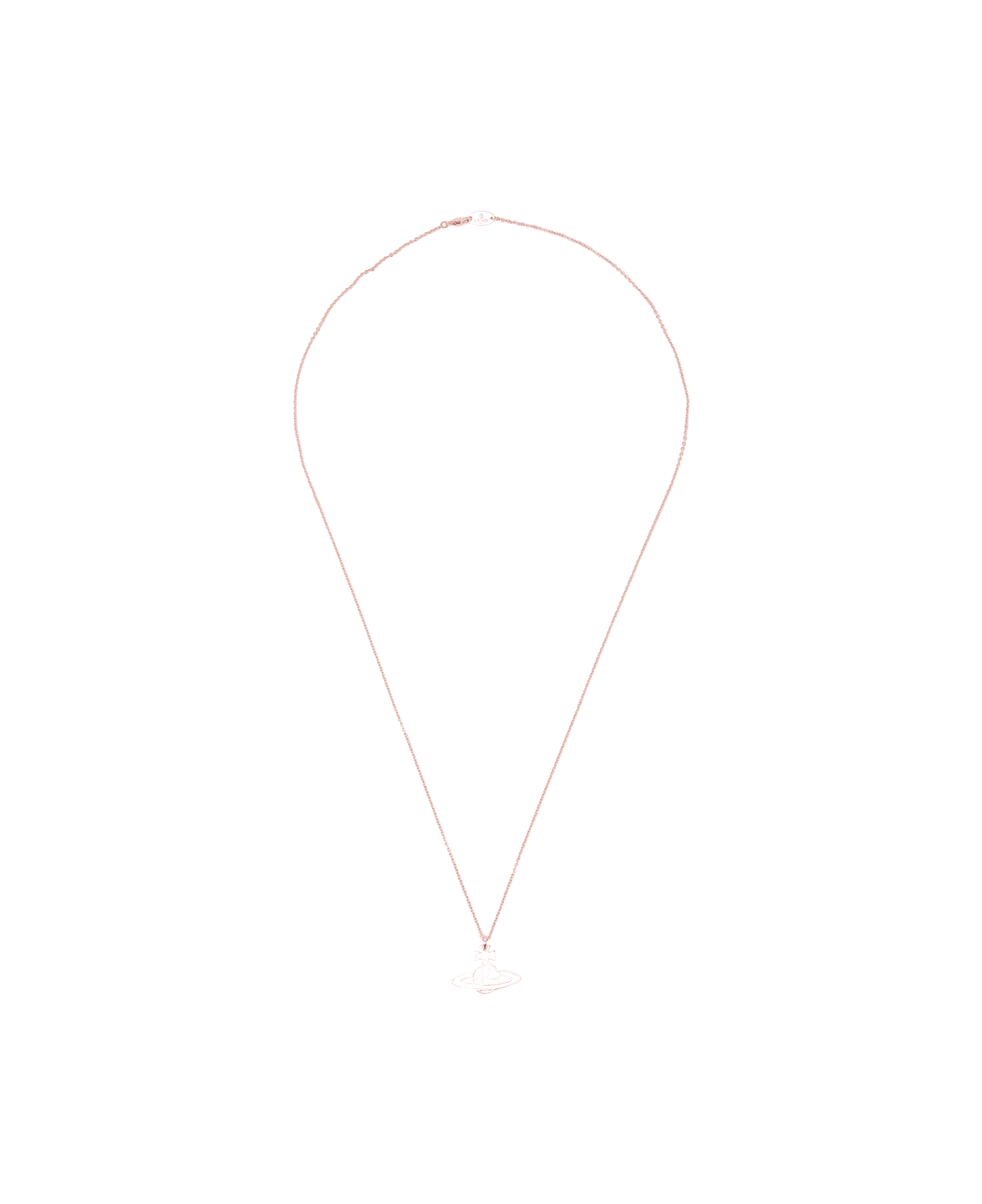 Vivienne Westwood Thin Lines Flat Orb Pendant Necklace | italist
