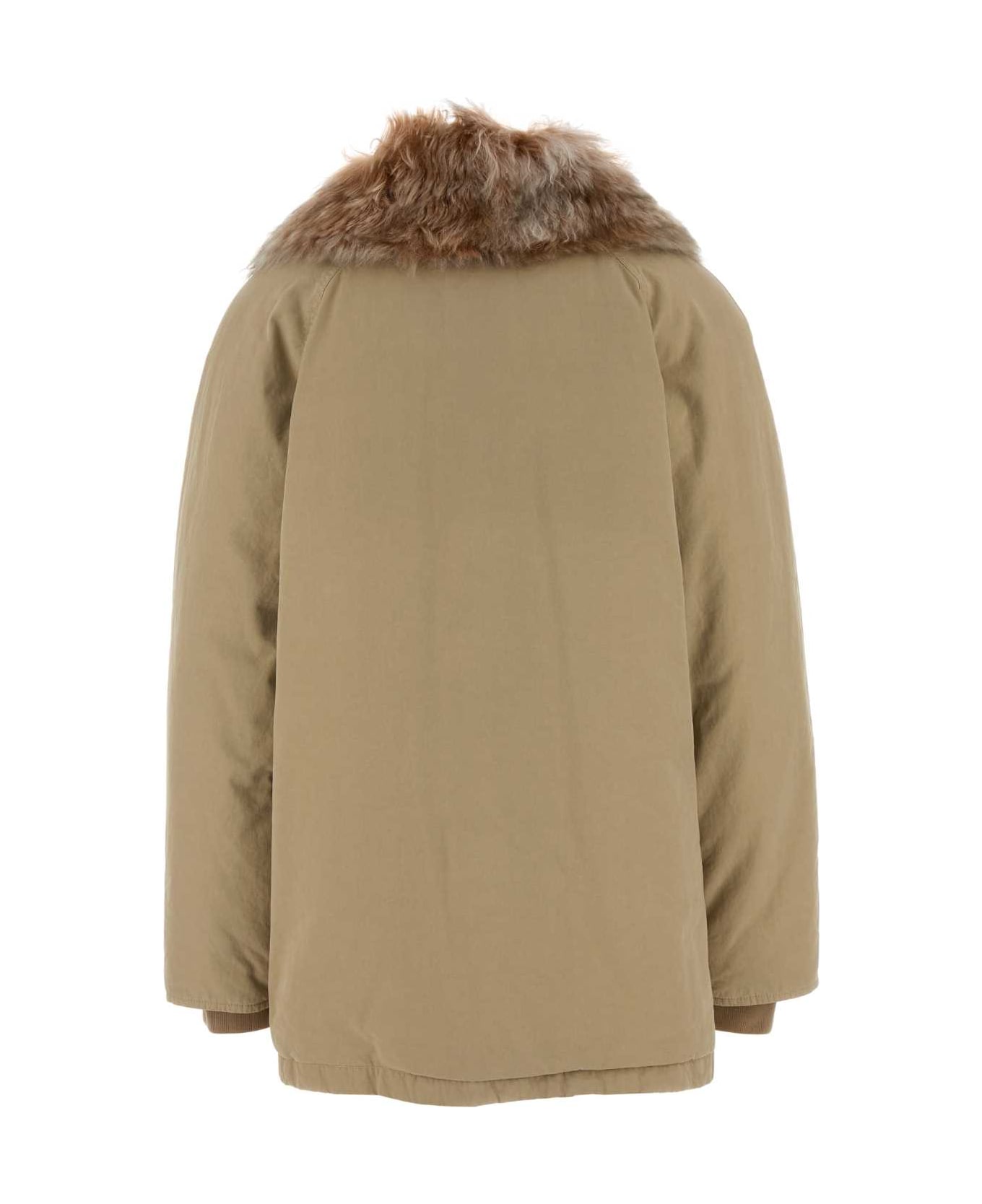Prada Beige Cotton Down Jacket - CORDA