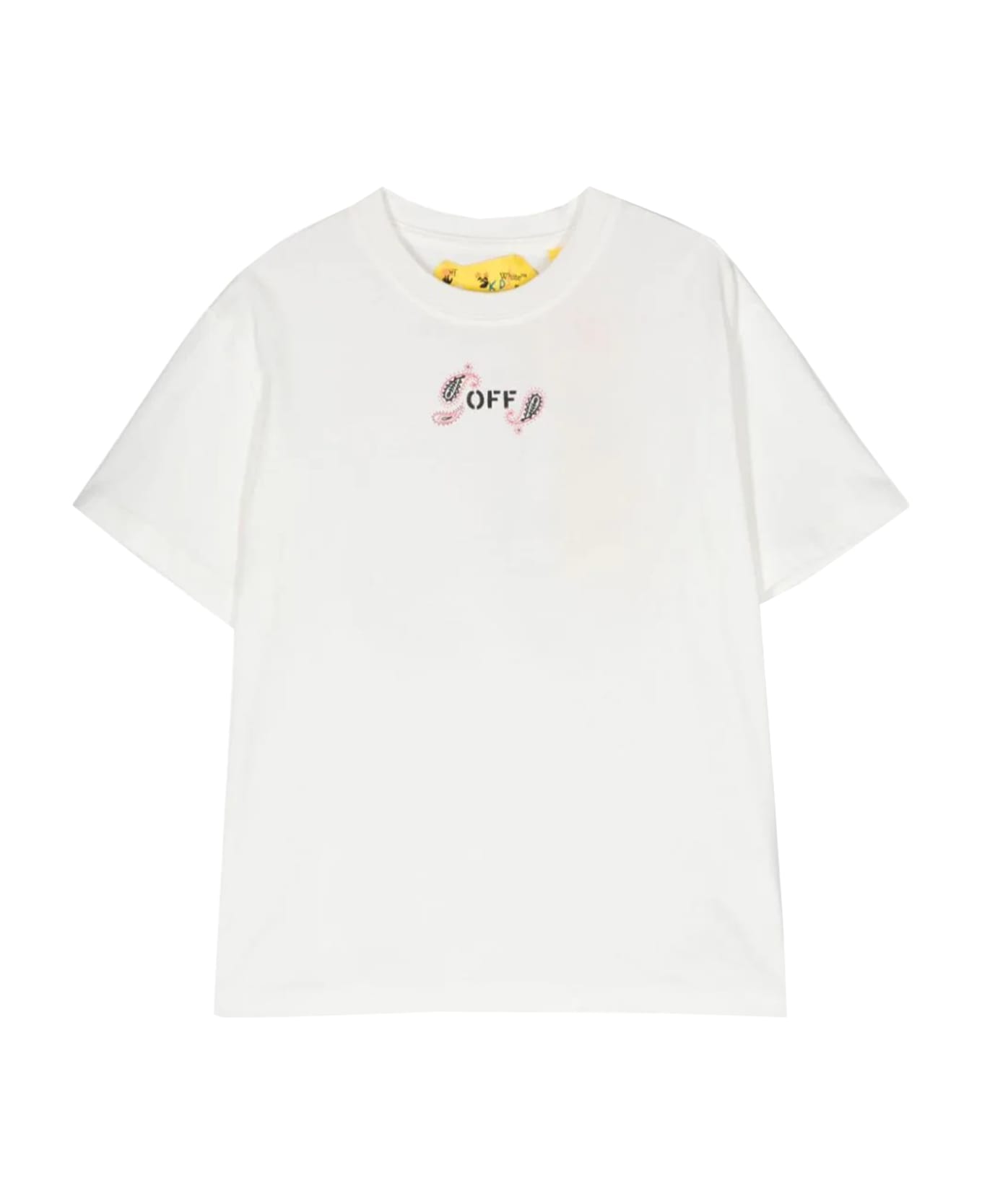 Off-White T-shirt With Print - White